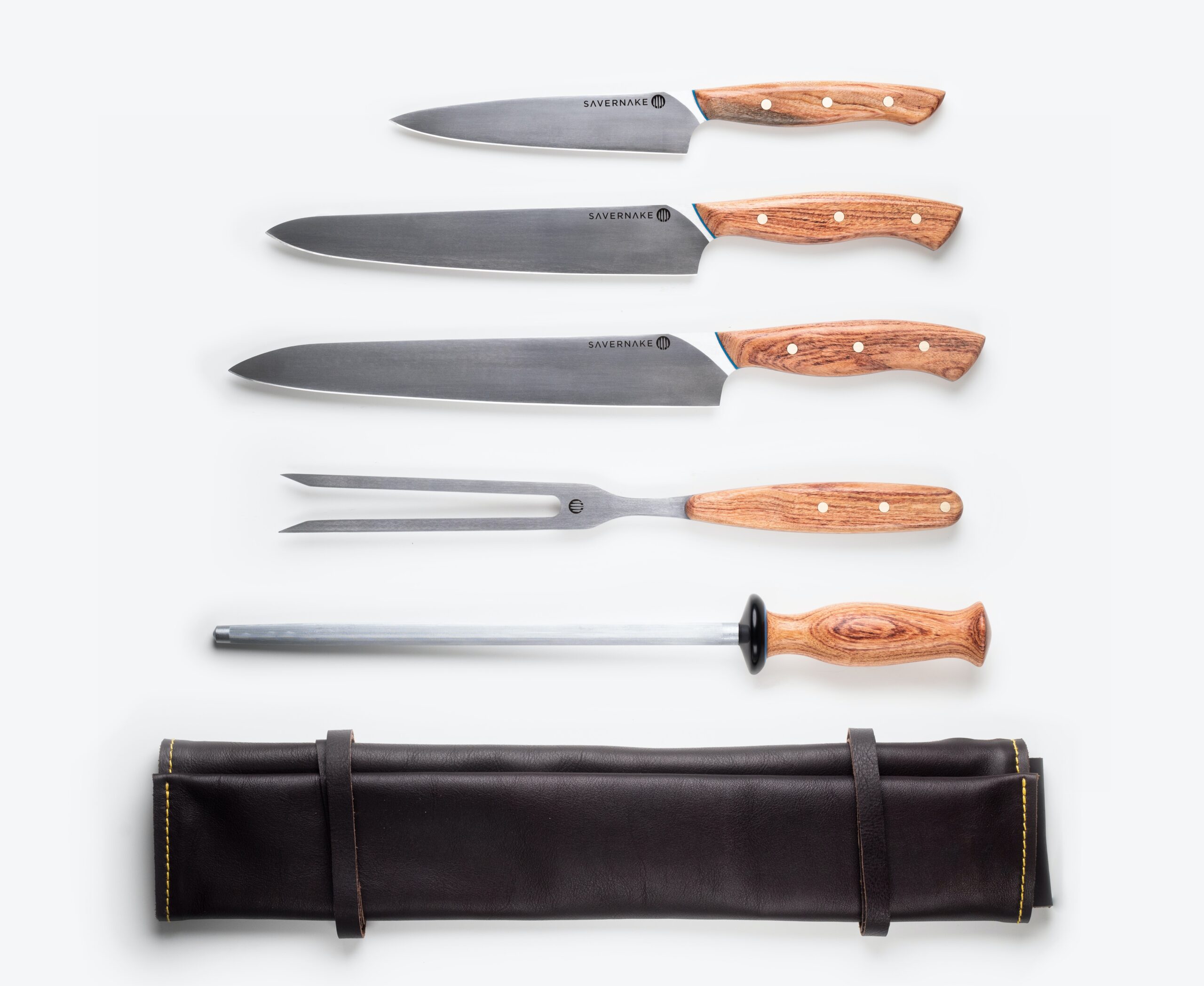  Knife Set, Astercook 15 Pcs Triple Rivet Kitchen Knife