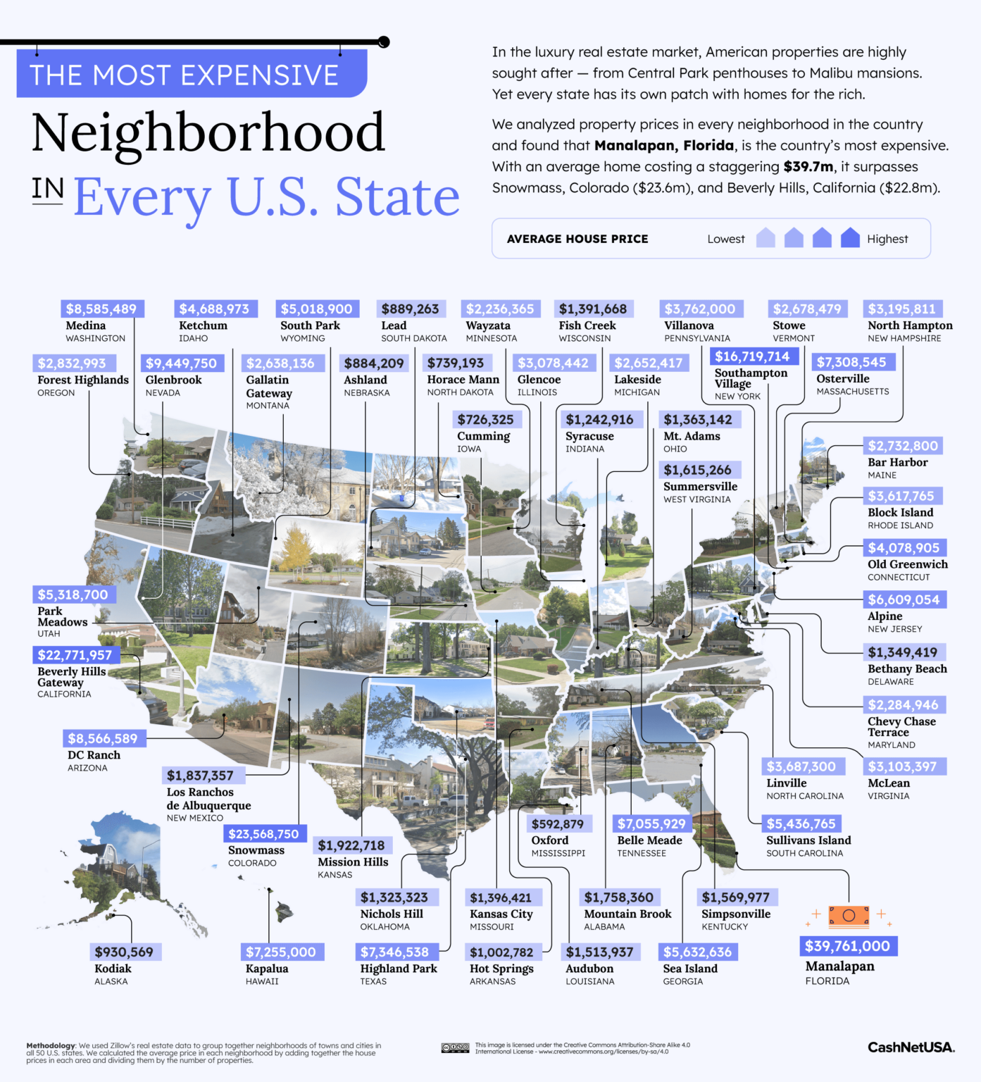 The Most Expensive Neighborhoods in America Home & Texture