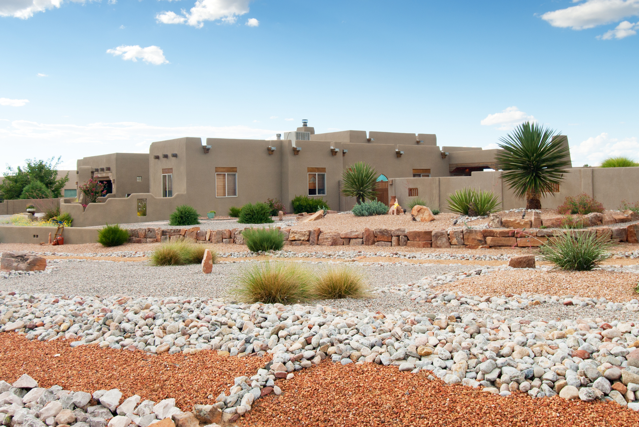 Xeriscaped Southwestern Home