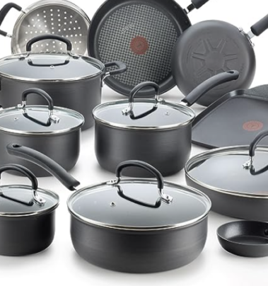 CAROTE 16pcs Pots and Pans Set Nonstick Cookware Sets, Large