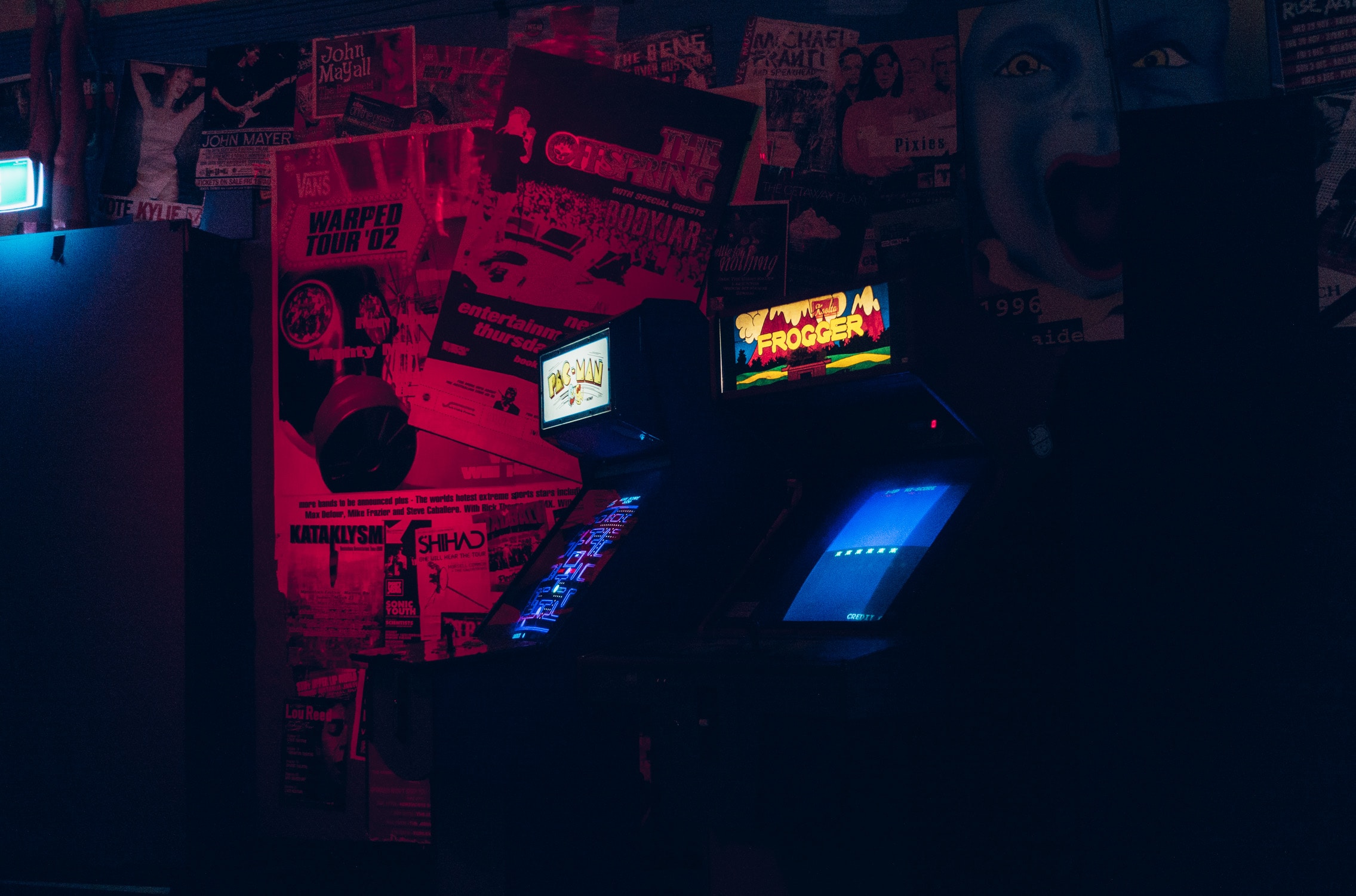 An arcade for man cave ideas. Pictured: An arcade room.