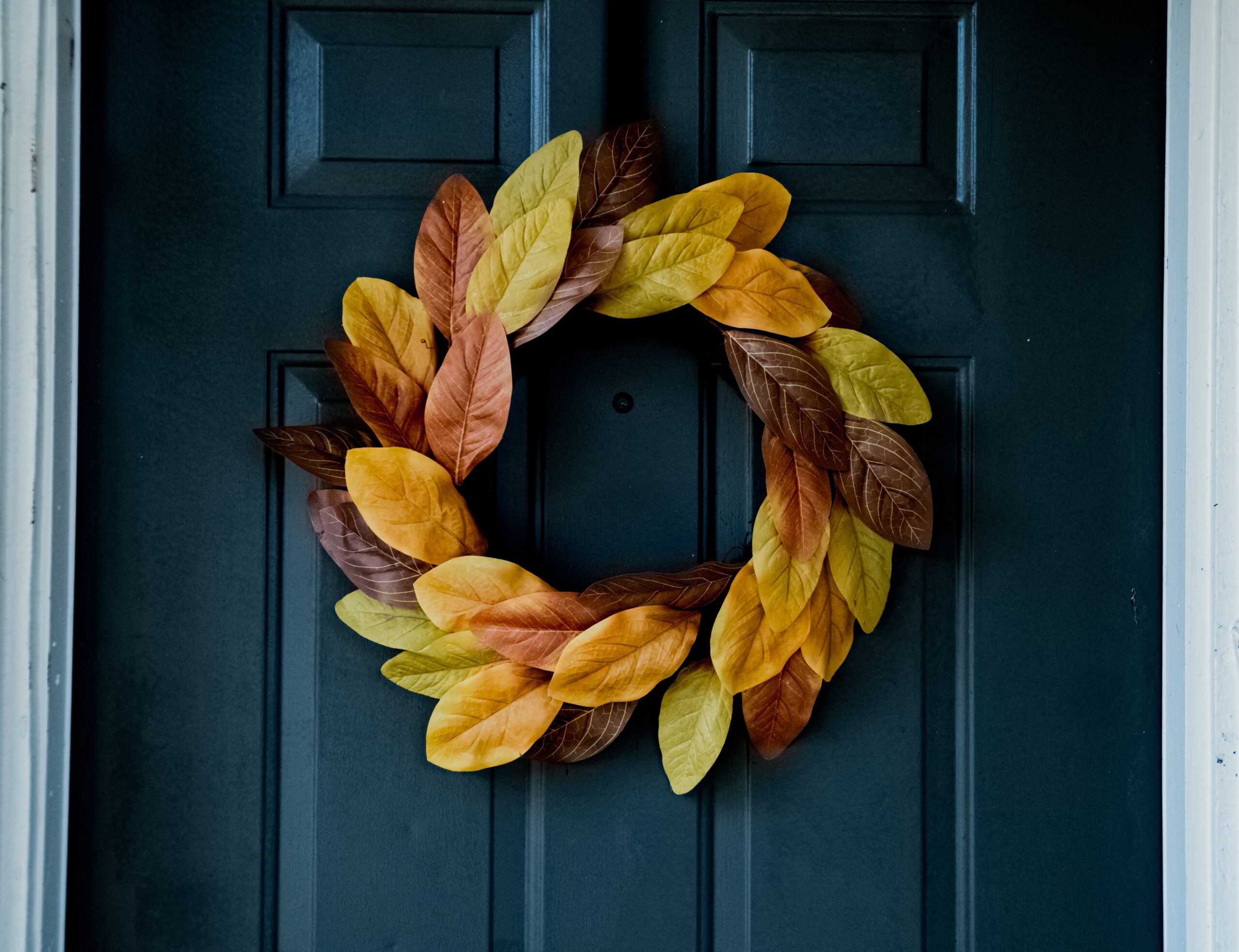 autumn wreath, home