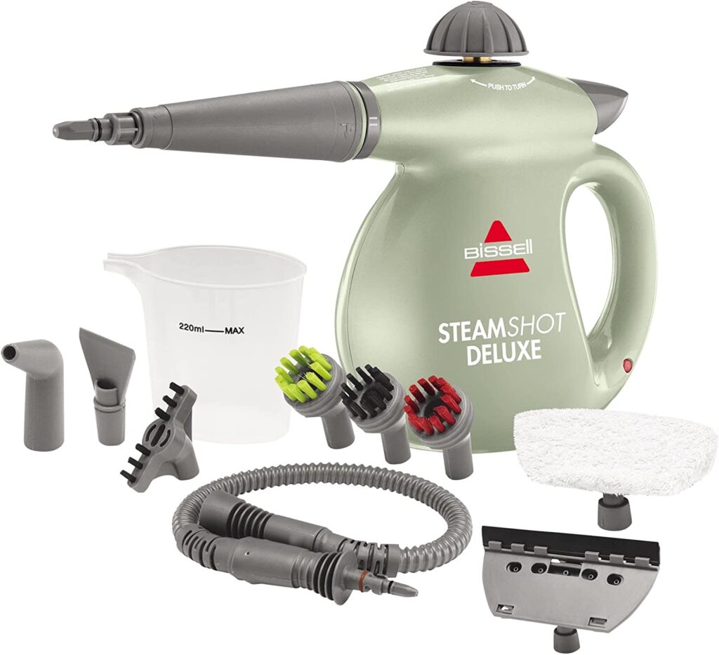 Bissell Steamshot steamer for getting rid of bed bugs.