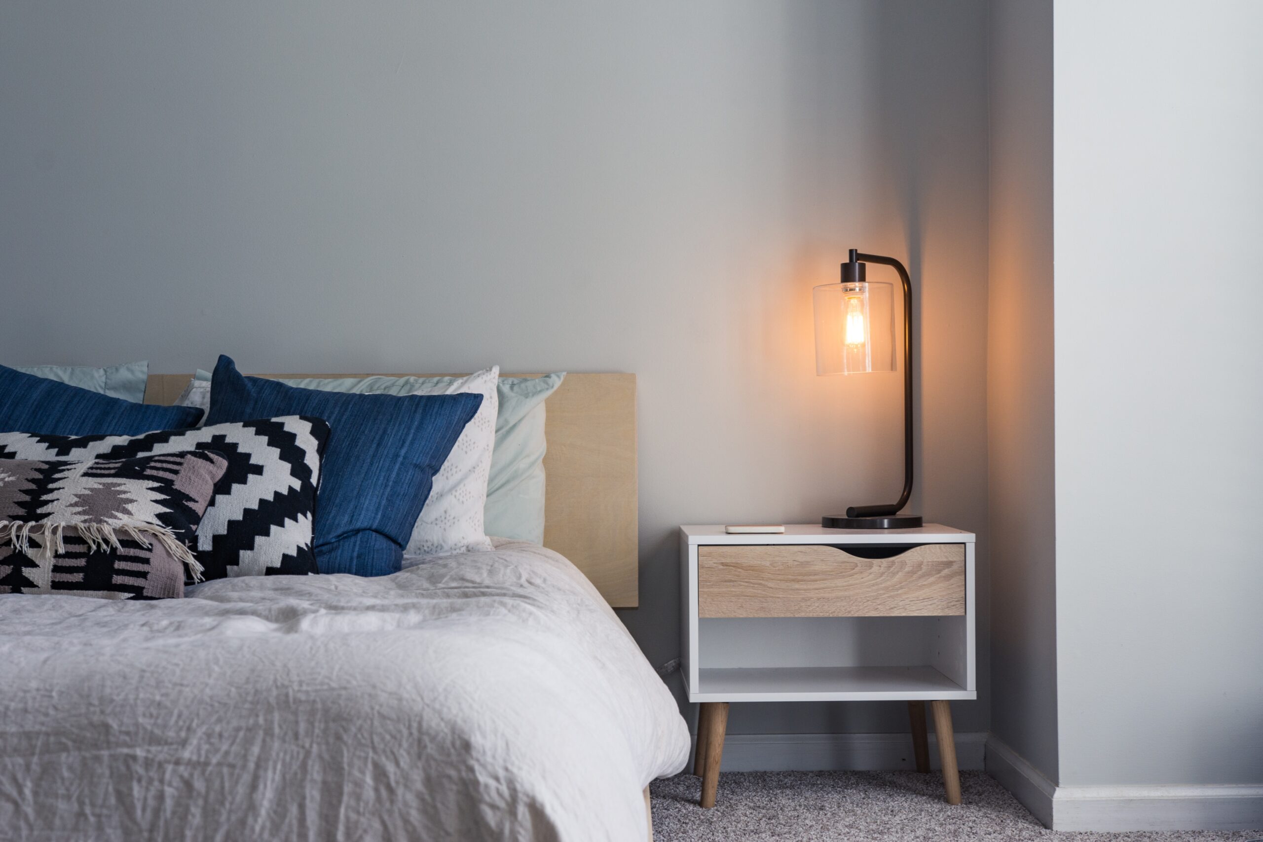 Use the open shelf Ikea nightstand hack to display books, artwork, items and more. Pictured: A nightstand.