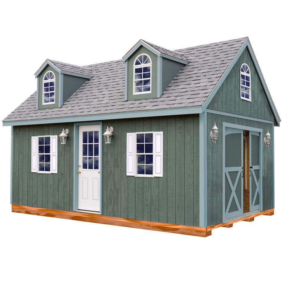 Convert this large Walmart shed into the perfect tiny home. Pictured: A Walmart Shed.