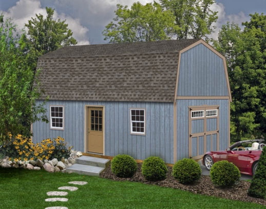 Use a Walmart shed to convert it into the tiny home of your dreams. Pictured: A Walmart shed.
