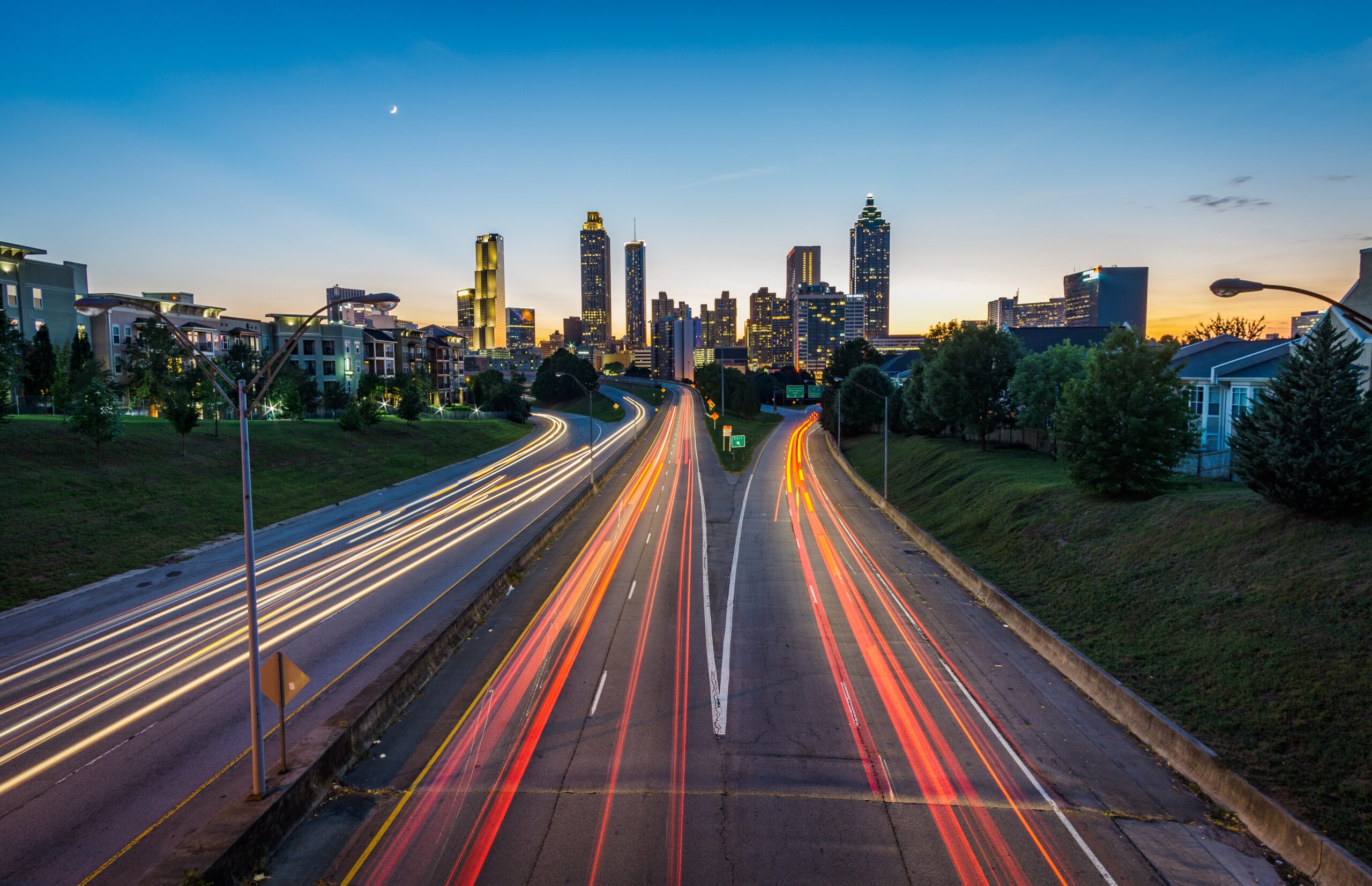 Atlanta is one of the best places for Black families because of the culture and the climb in homeownership in the city. Pictured: The Atlanta skyline.