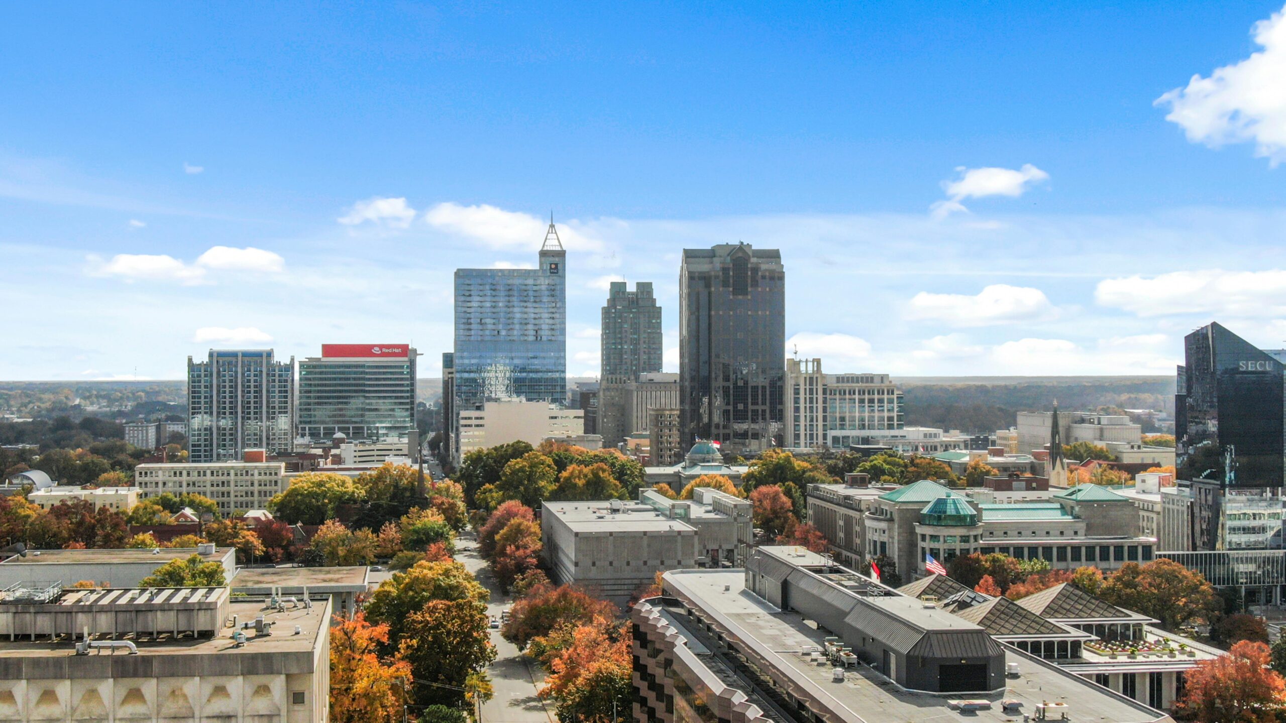 Home to incredible universities and a high Black homeownership percentage, Raleigh is a great place for Black families. Pictured: Raleigh, North Carolina.