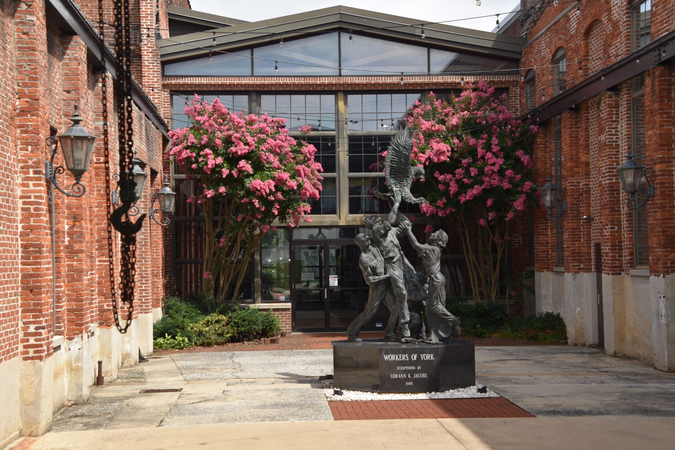 York is a historic city in Pennsylvania with lots of charm. It's one of the best places for families wanting to live in a quiet area with some entertainment options. Pictured: The Agricultural and Industrial Museum in York.