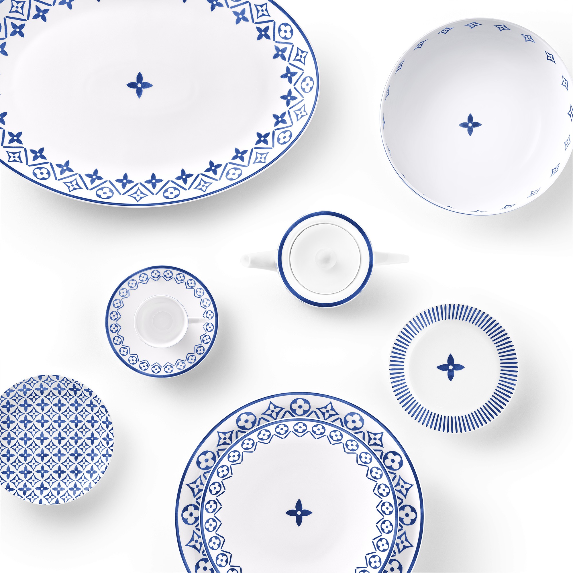 Louis Vuitton's FirstEver Dinnerware Collection Is Here Home & Texture