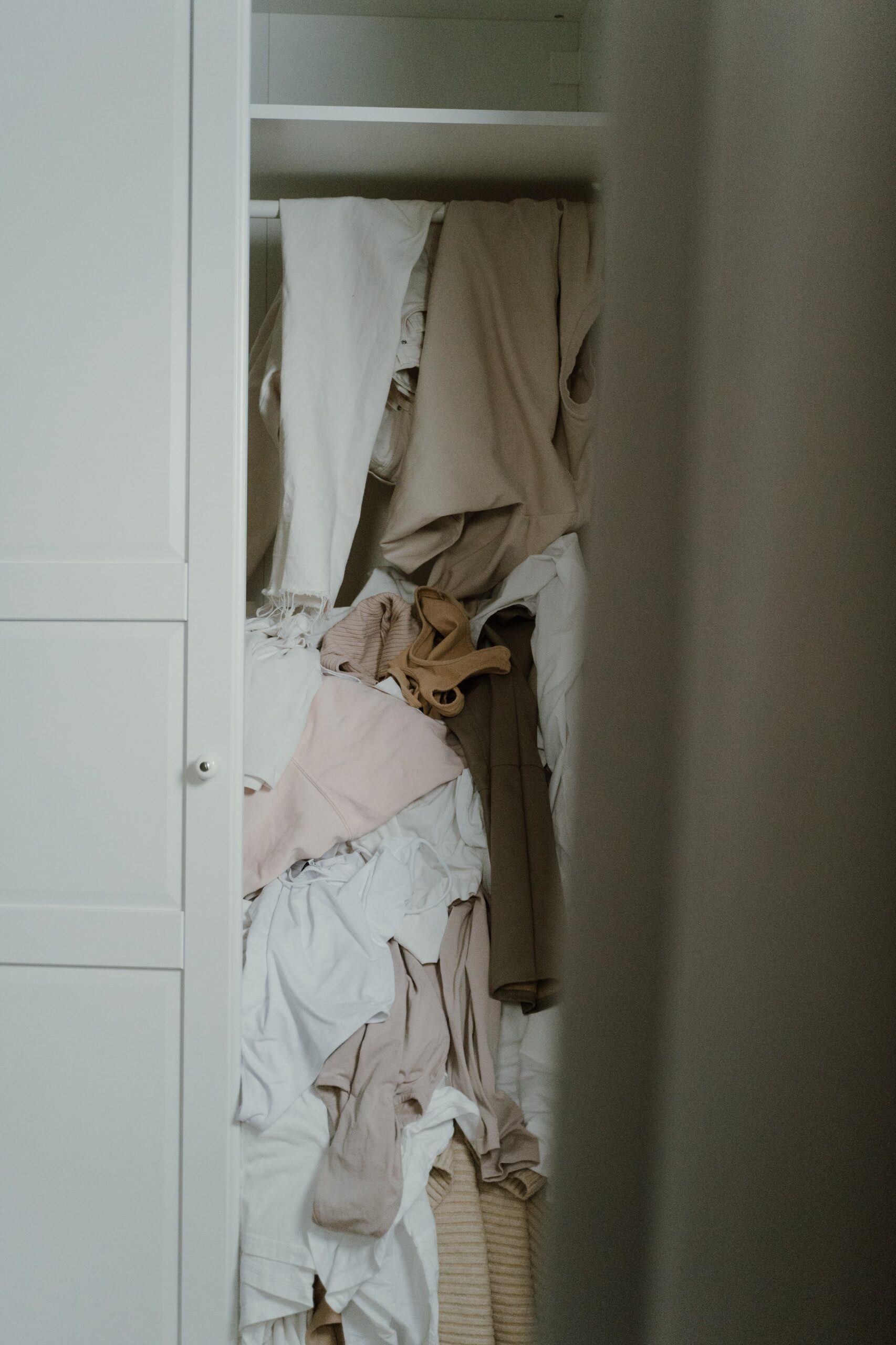 Messy closet