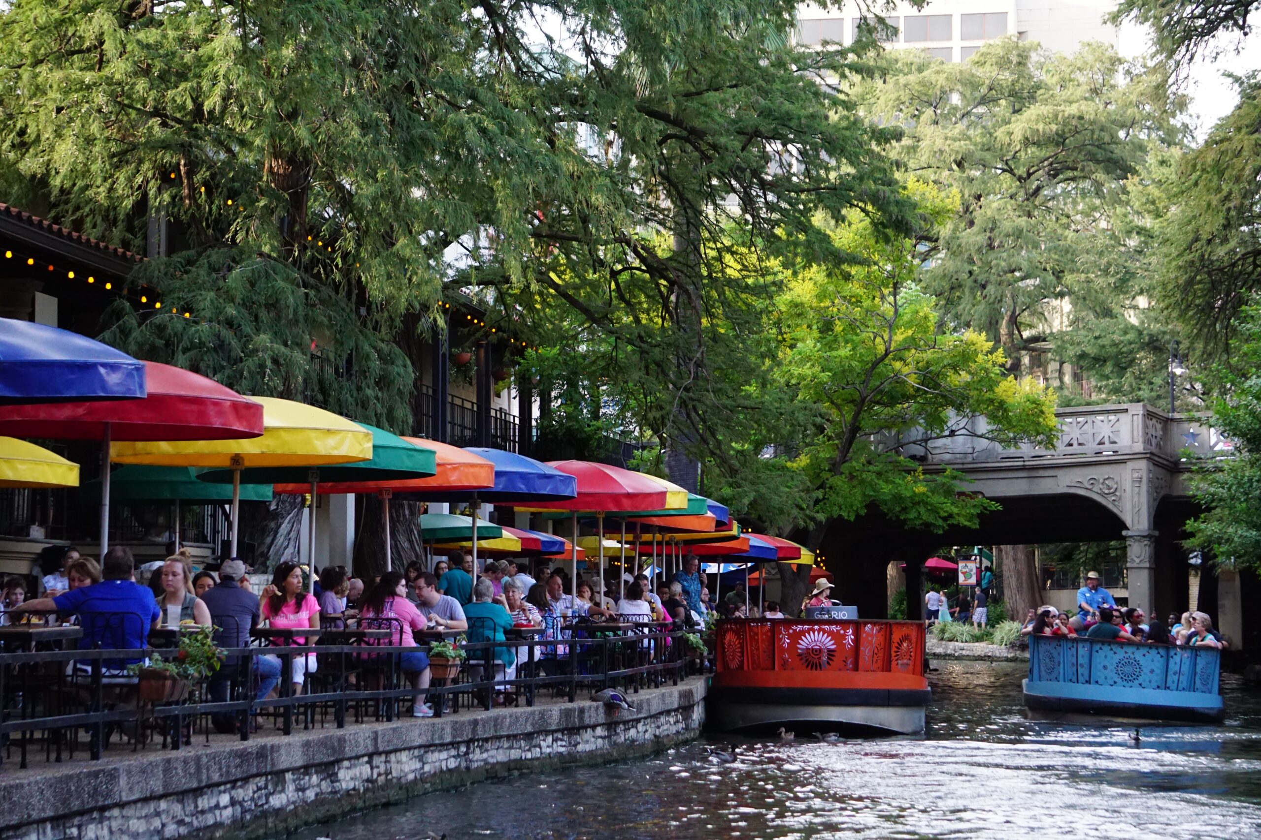 San Antonio is one of the best places in Texas for those who like the outdoor activities and parks. Pictured: The Riverwalk in San Antonio.