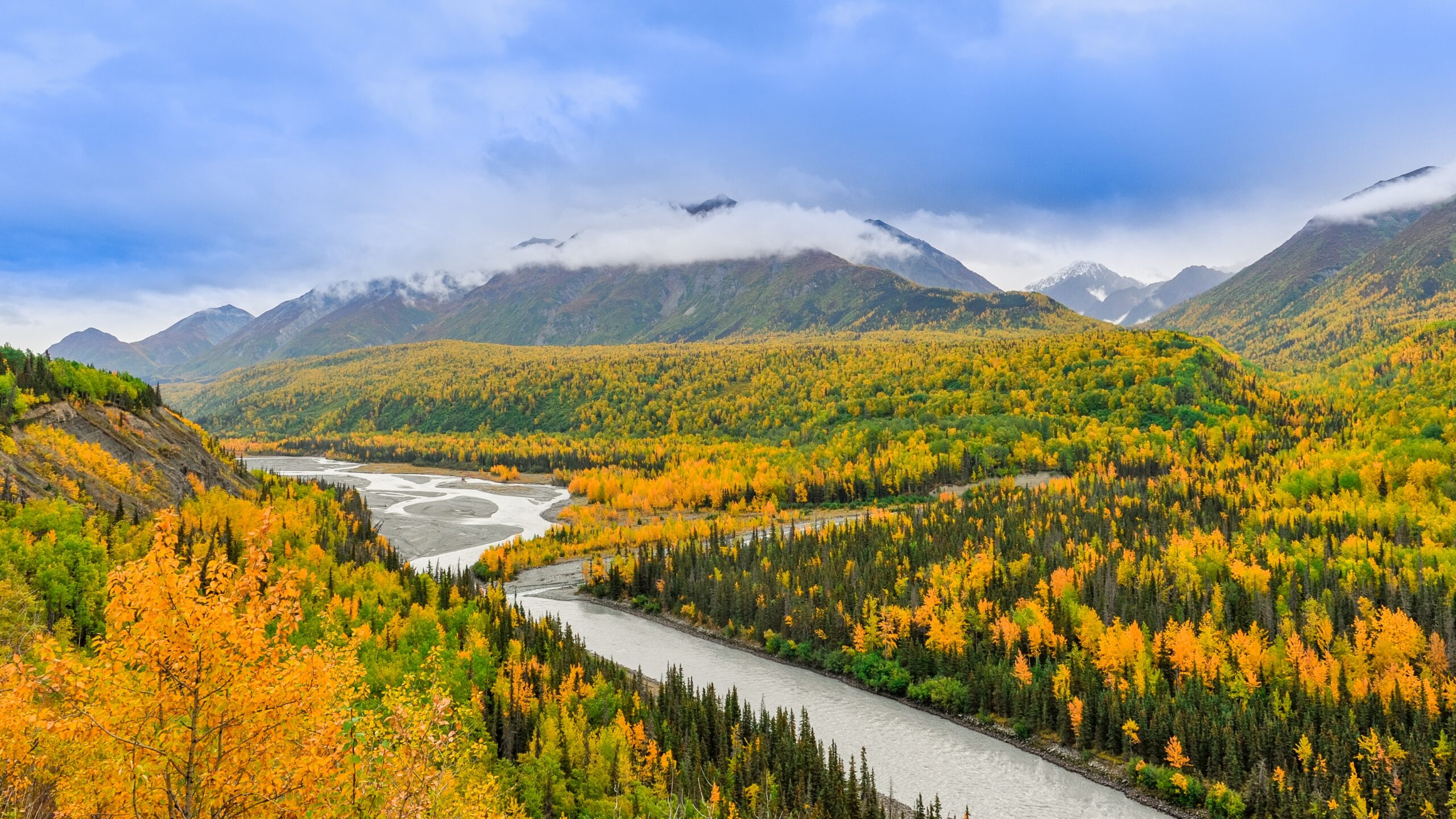 If you're looking to live in Alaska's largest city, Anchorage is one of the best places to live. Pictured: The mountain views of Anchorage, Alaska.