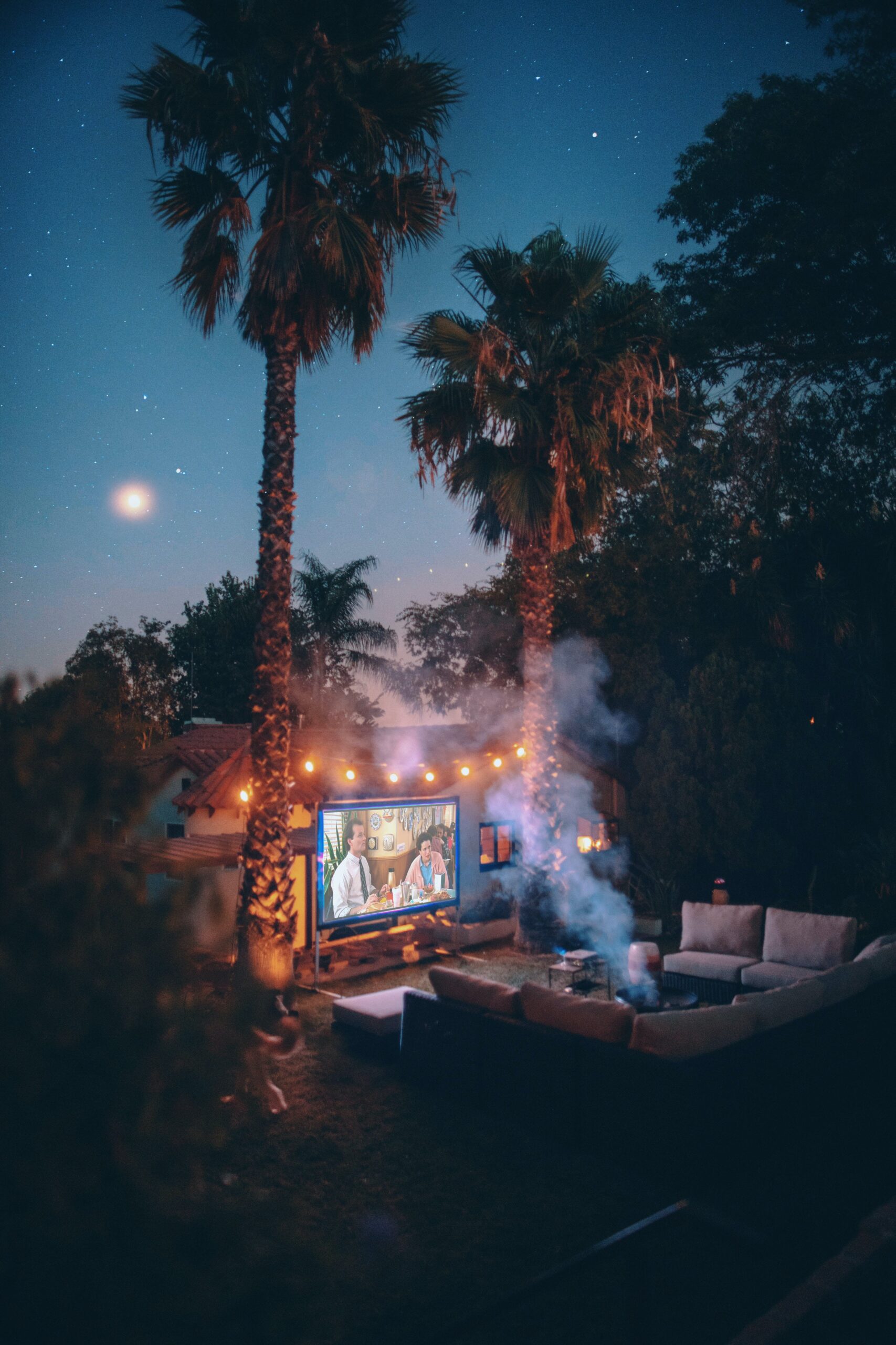 Outdoor home theater