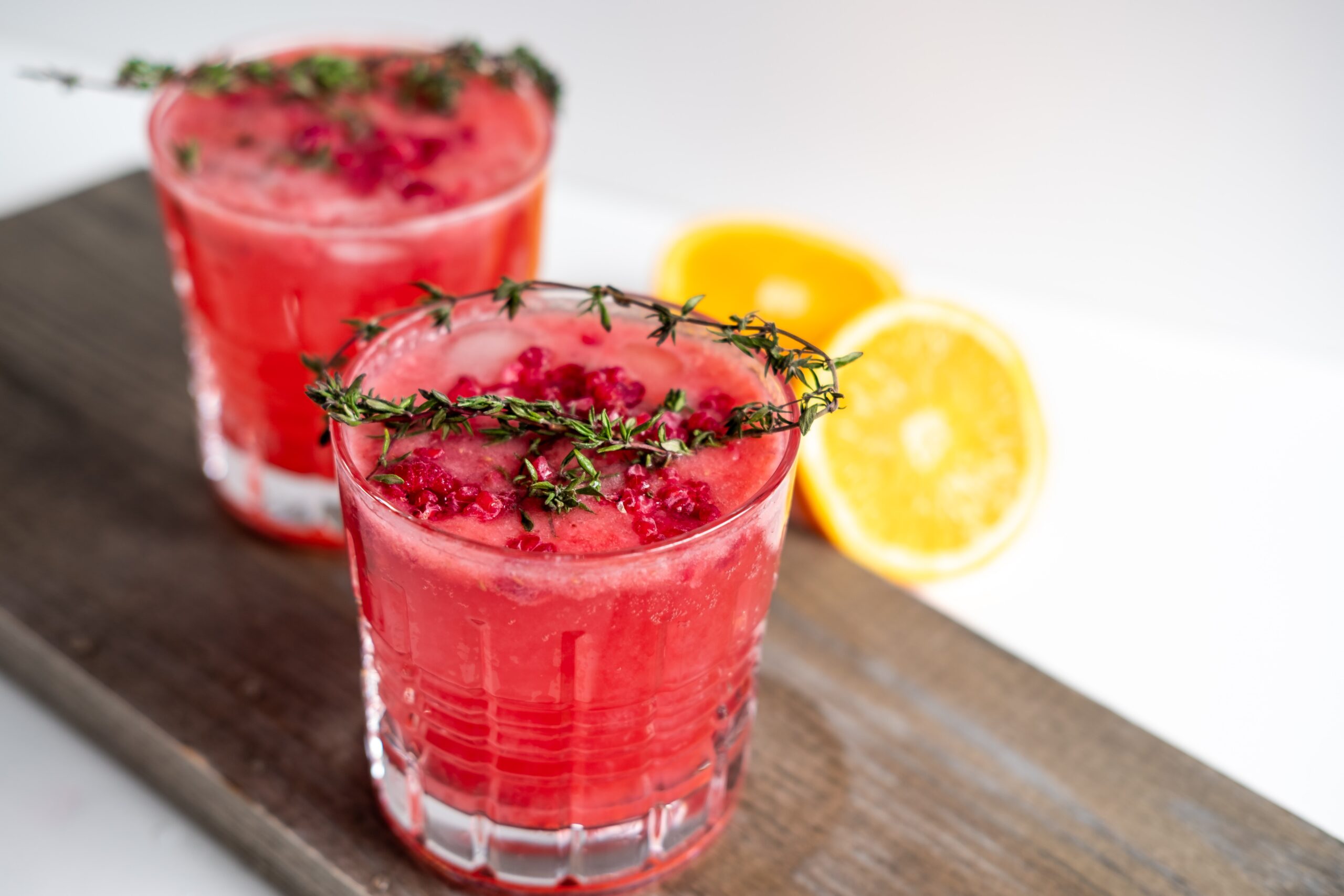 What are the health benefits of a Dry January? Check them out in this article. Pictured: A strawberry drink or mocktail.