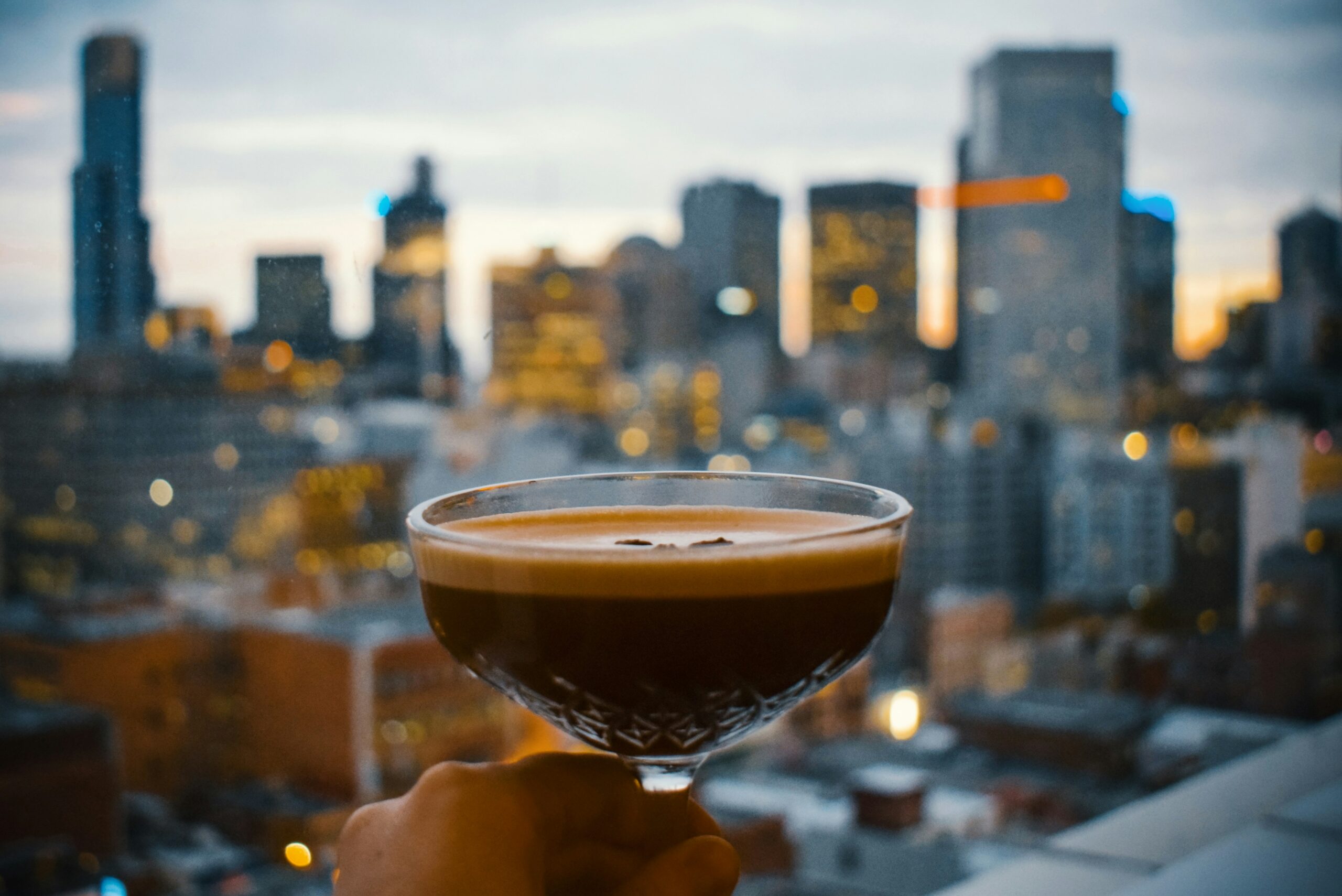If you're a coffee lover, you'll love this Valentine's Day cocktail. Pictured: An espresso martini.
