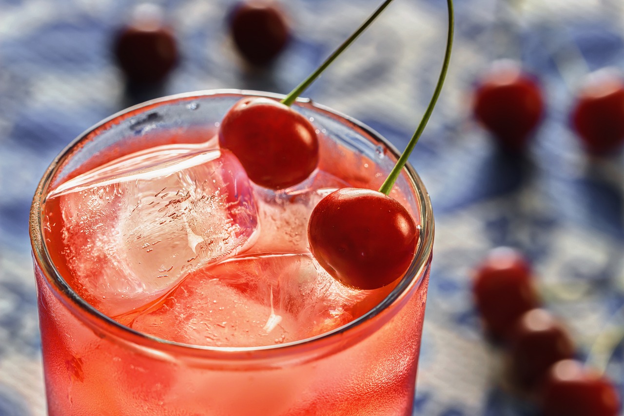A shirley temple is a simple and delicious love mocktail. Pictured: Shirley temple drink