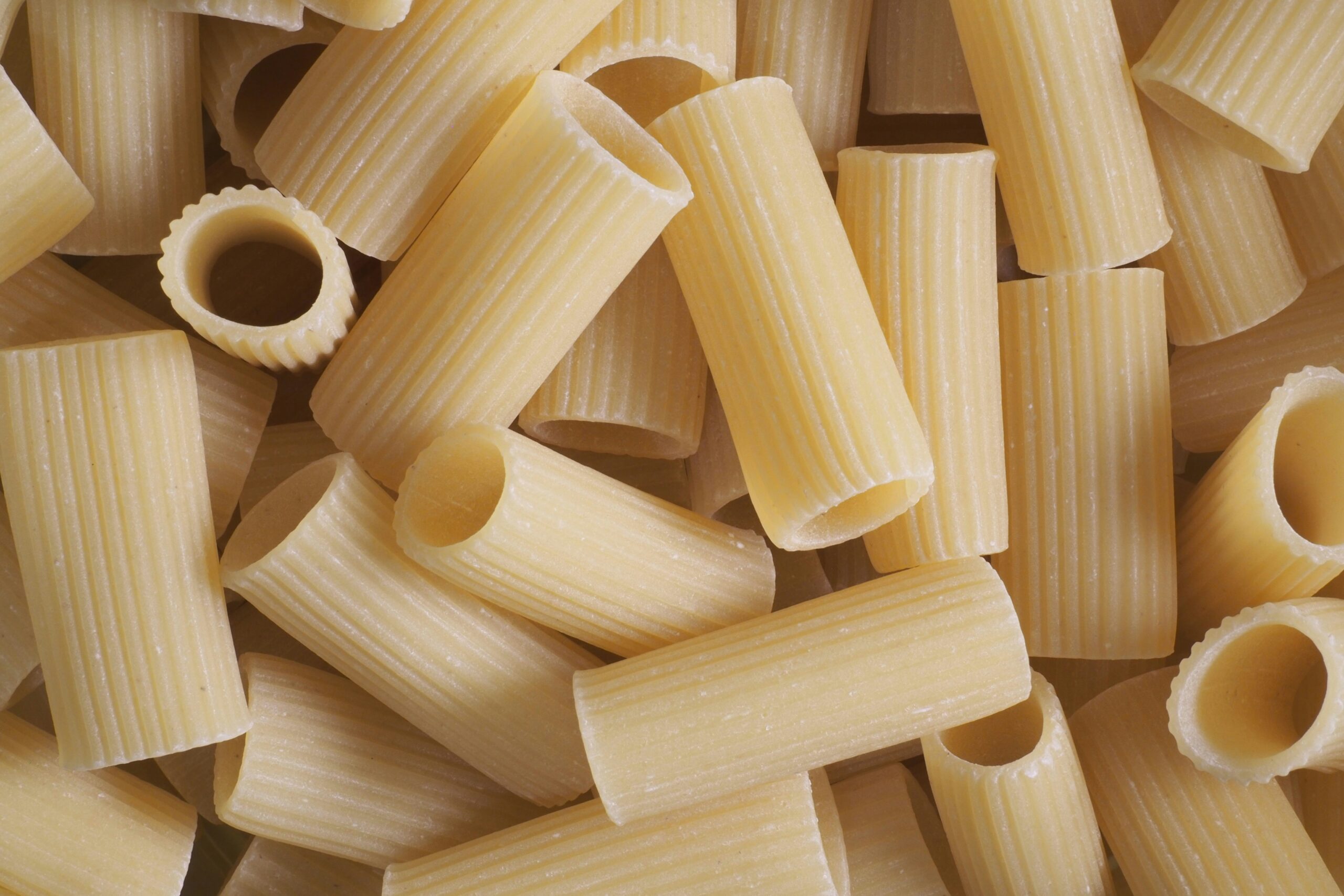 Make this creamy vodka pasta for a Valentine's Day Dinner idea. Pictured: Rigatoni pasta