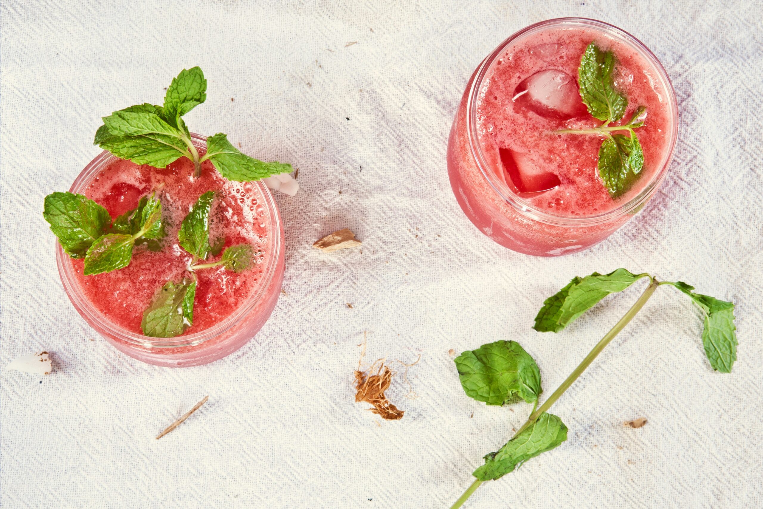 This love mocktail is the perfect Valentine's day drink. Pictured: Strawberry mocktail