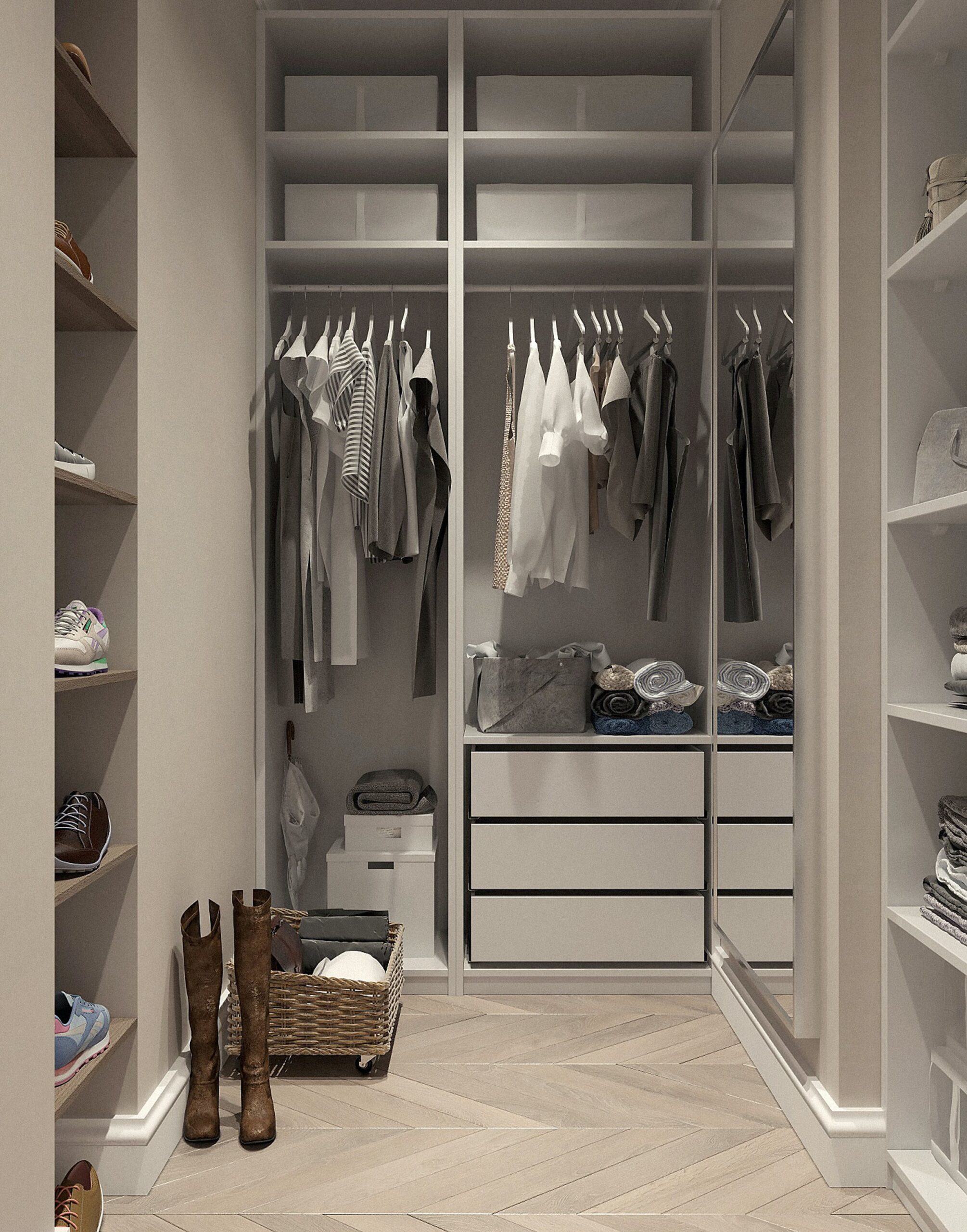 Organized closet