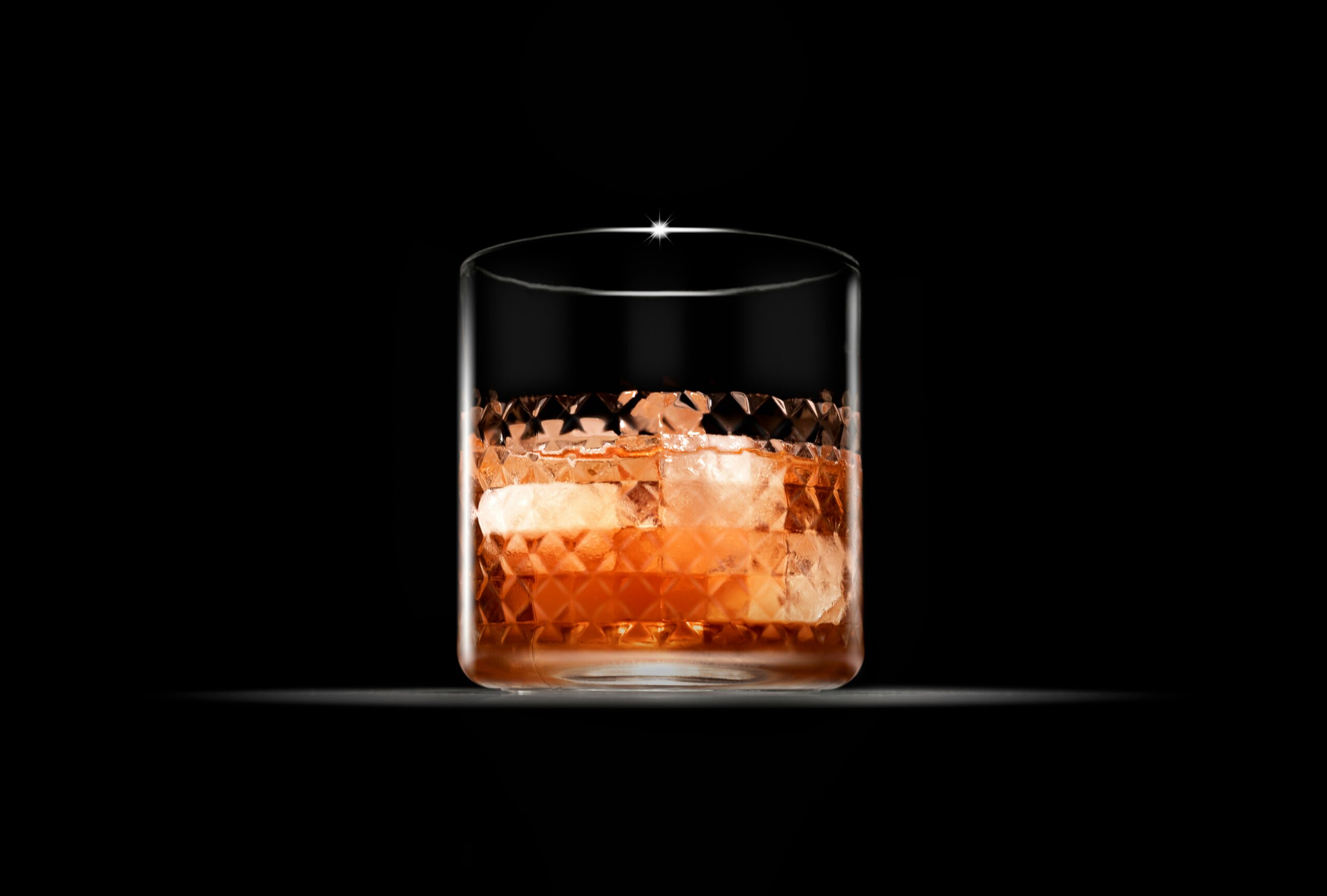 Crème de Violette Cocktails pictured: bourbon drink