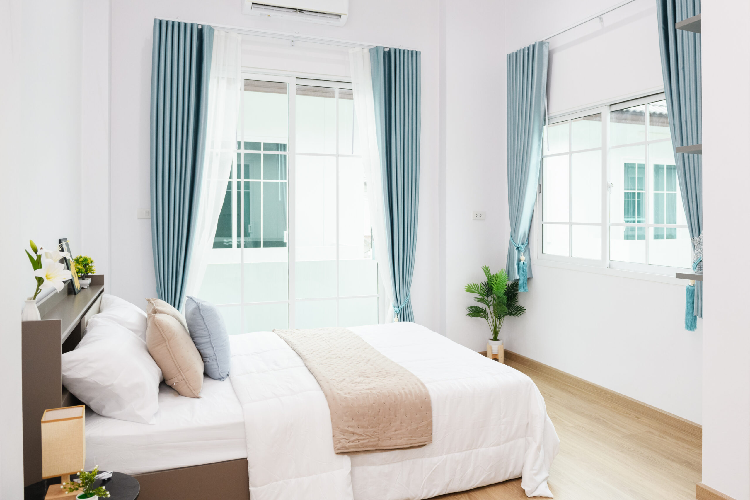 double curtain rod