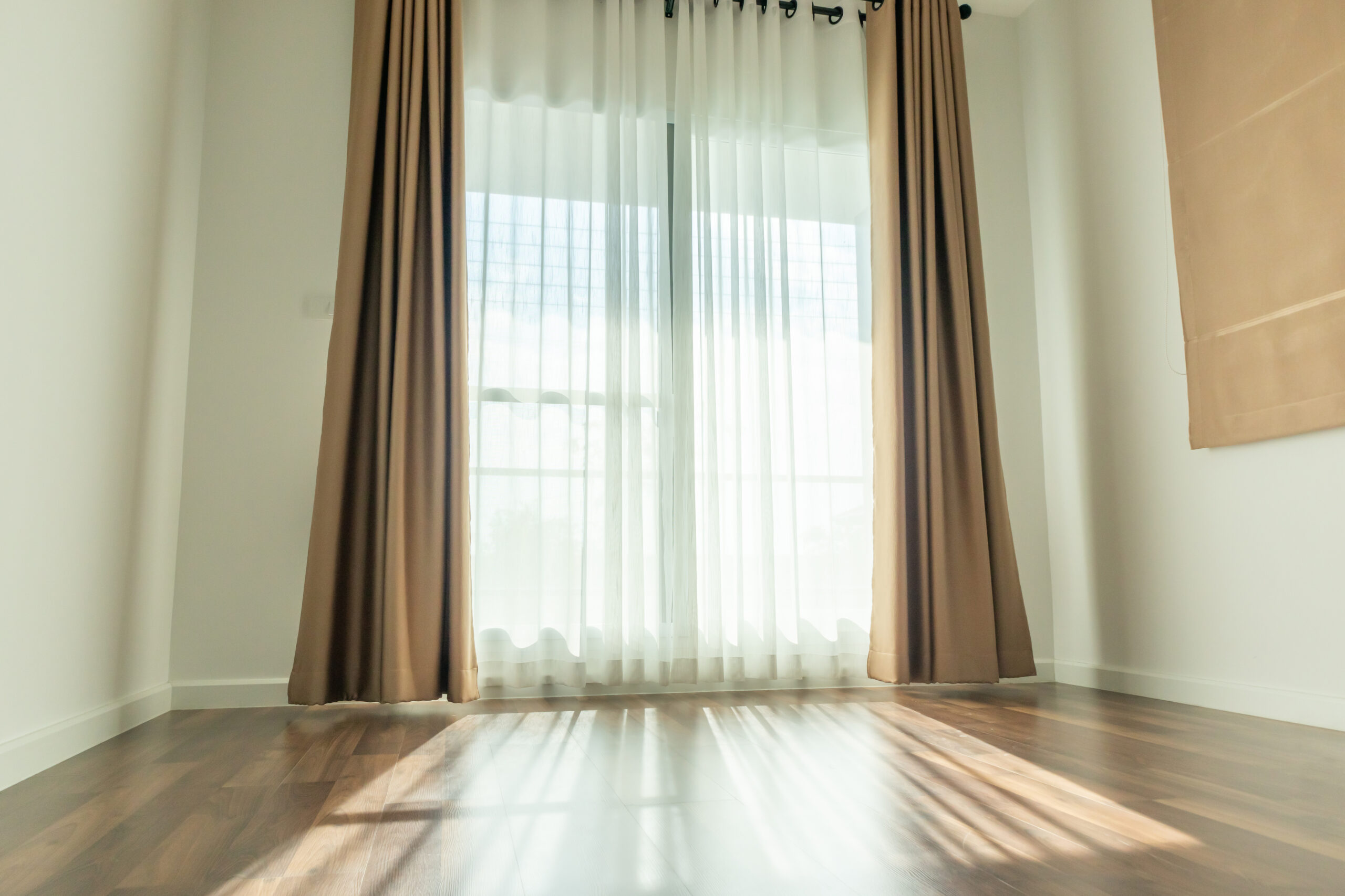 double curtain rod
