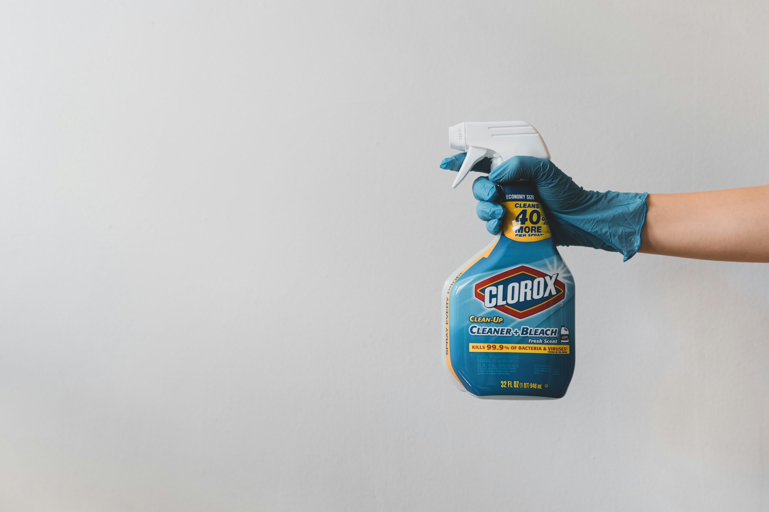 Can you mix bleach and vinegar together? Here's why these two household chemicals should never be combined. Pictured: A bottle of bleach cleaner