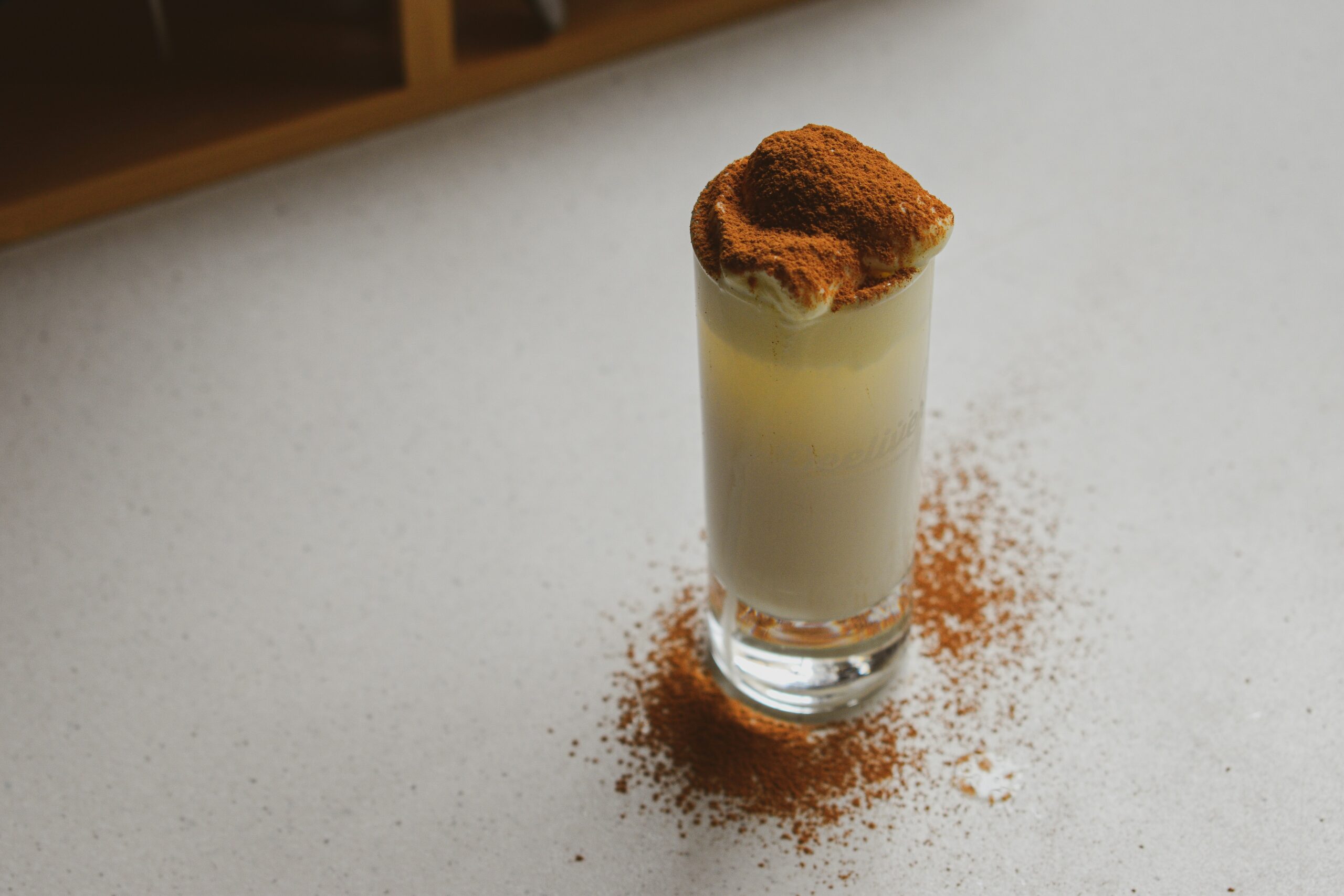 For a decadent drink, this Nespresso recipe is great. Pictured: Tiramisu latte