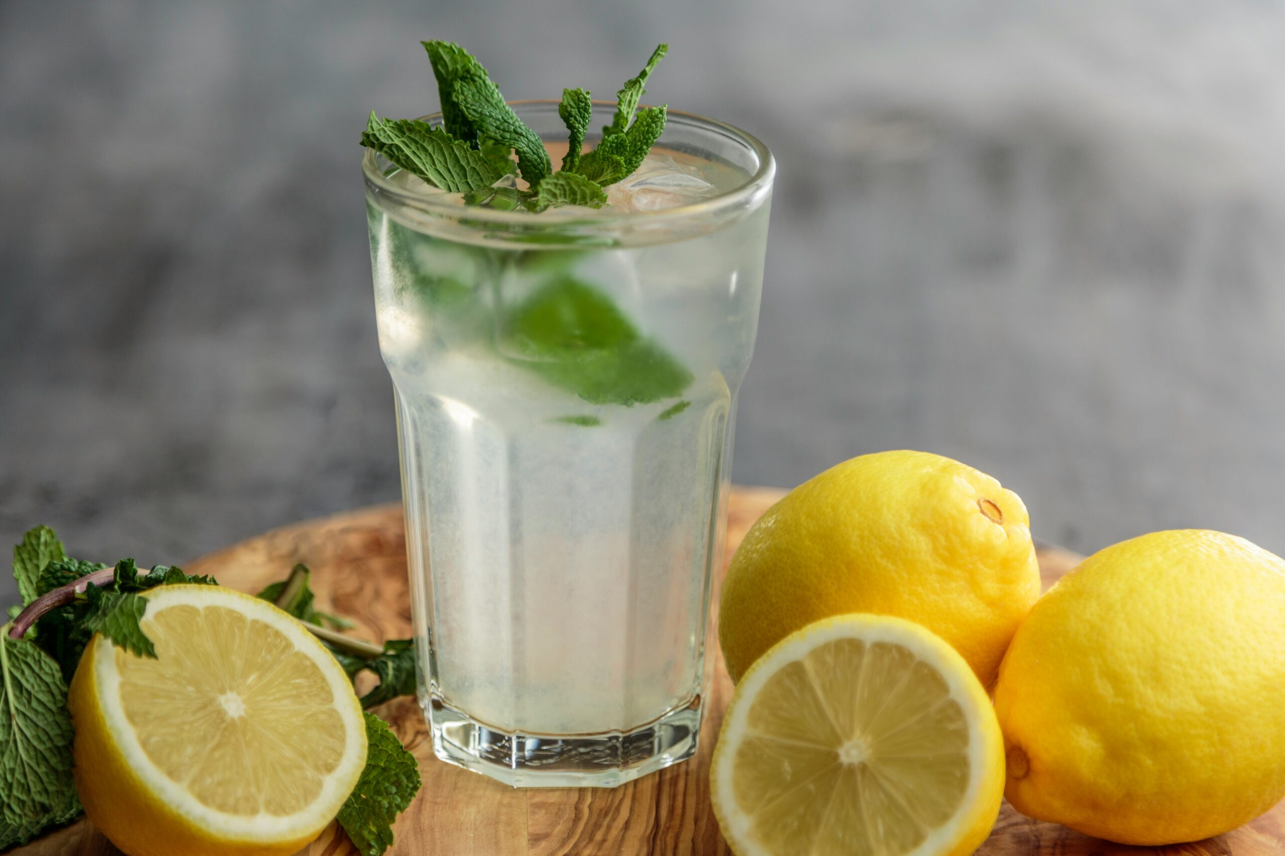 A refreshing lemonade with a twist, this cortisol mocktail is perfect for a hot summer day. Pictured: Lemonade