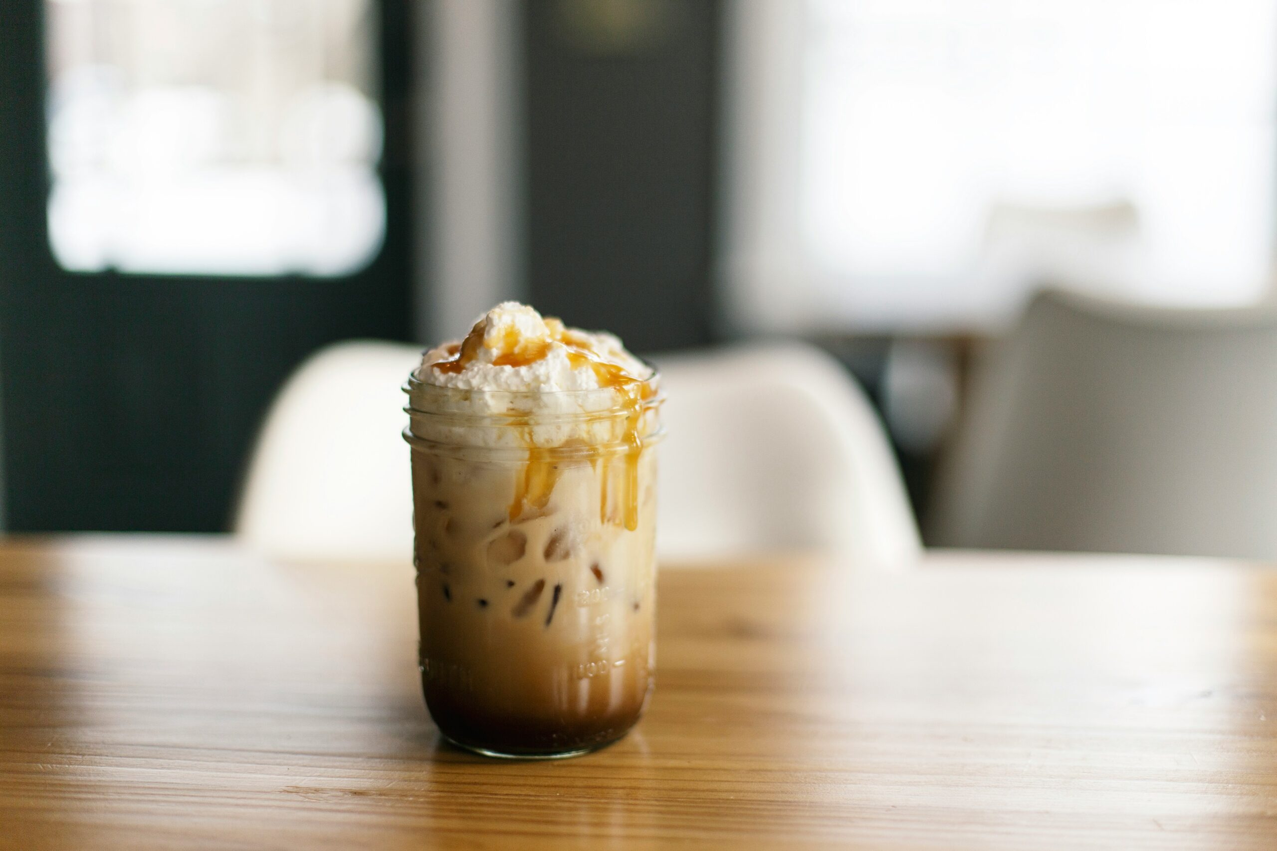 The iced butterbeer latte is one of the best Nespresso recipes for Harry Potter fans. Pictured: Iced latte