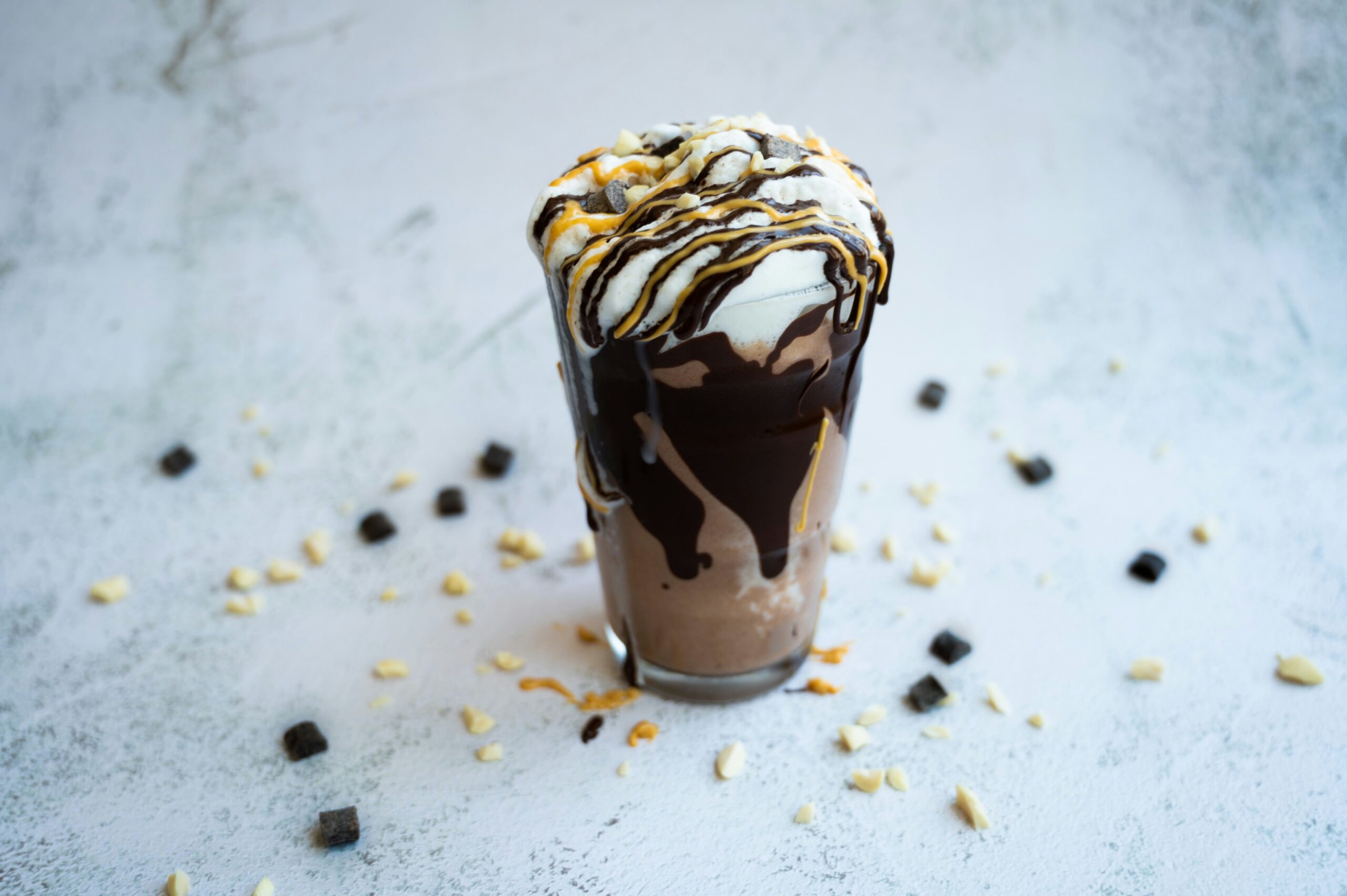 Replace this Nespresso recipe for the decadent and rich S'mores dessert. Pictured: A latte
