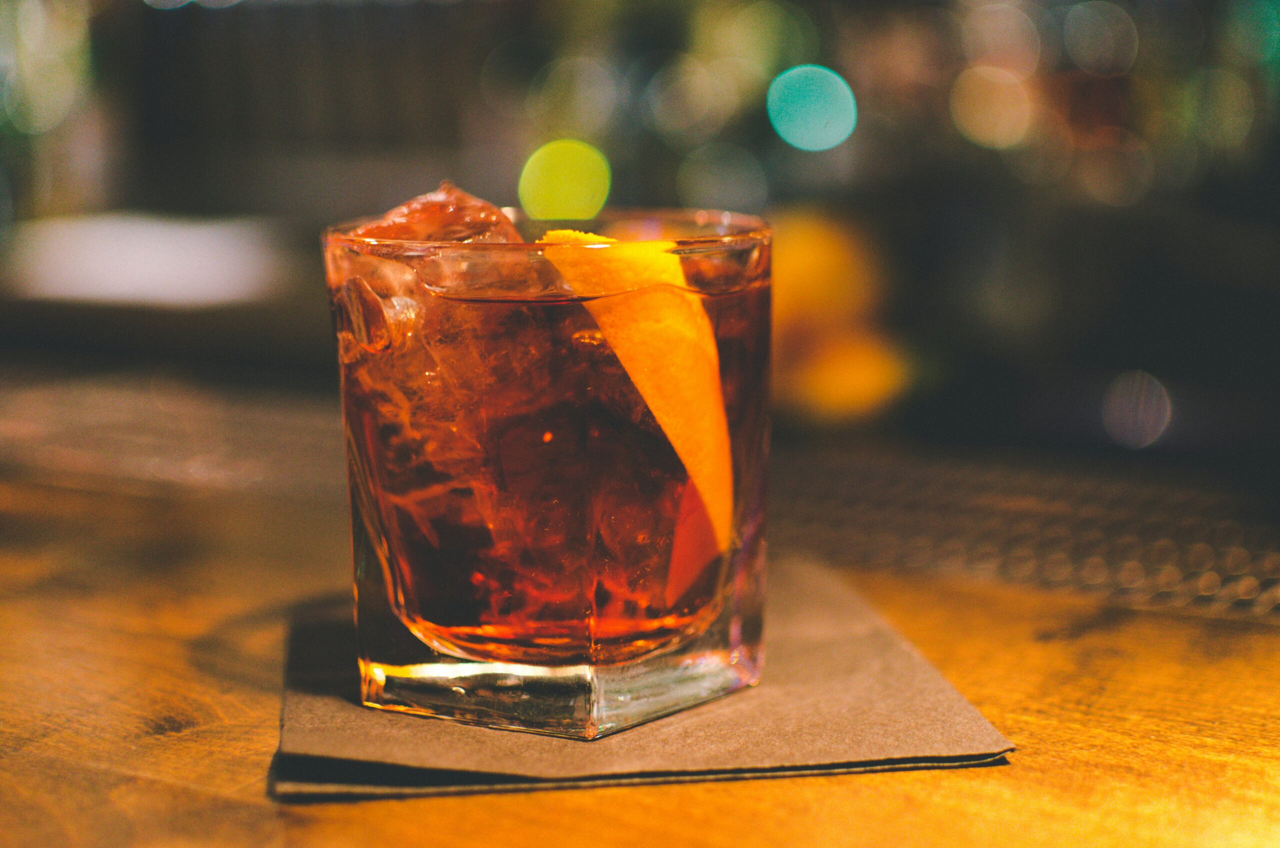 Wondering what to mix with gin? Try your hand at a white negroni cocktail. Pictured: A negroni cocktail
