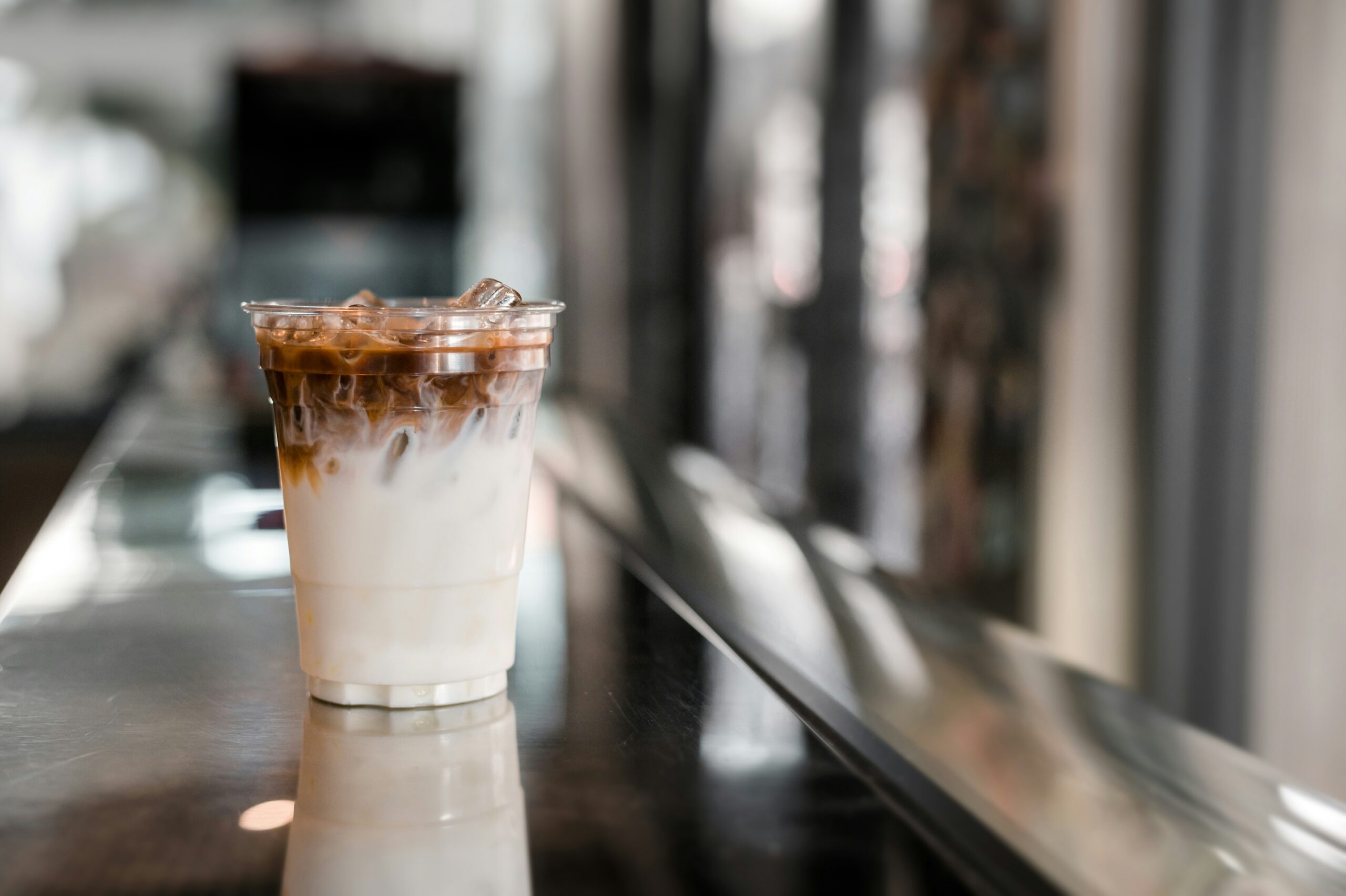 An iced caramel macchiato is a simple Nespresso recipe and easy to make. Pictured: A macchiato