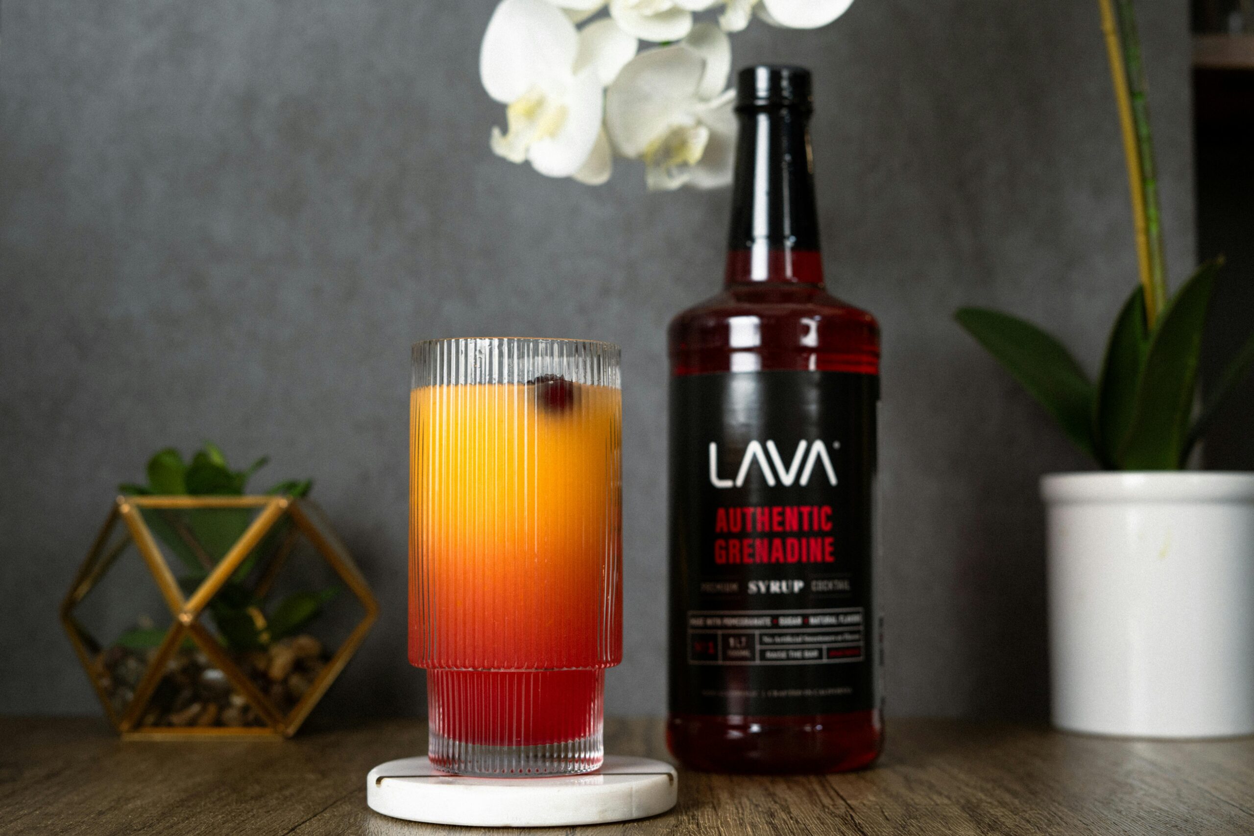 A tequila sunrise is the perfect solar eclipse cocktail, especially if you're hosting a party. Pictured: Tequila sunrise drink