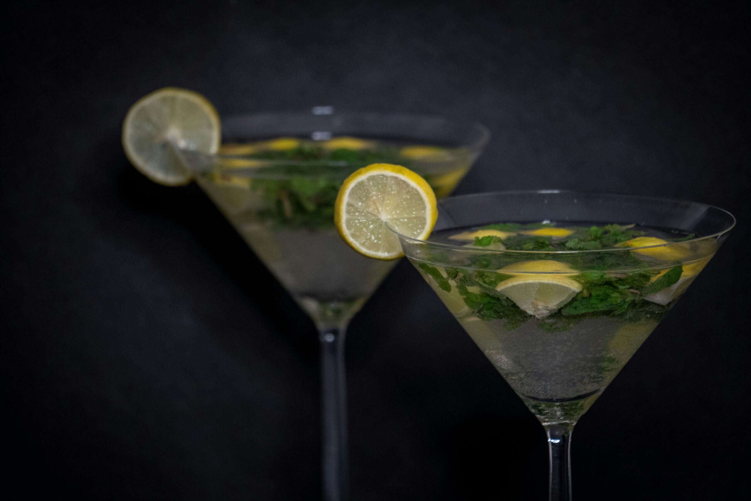 Try a lemon drop limoncello martini for a simple and citrus-flavored cocktail. Pictured: lemon drop martini