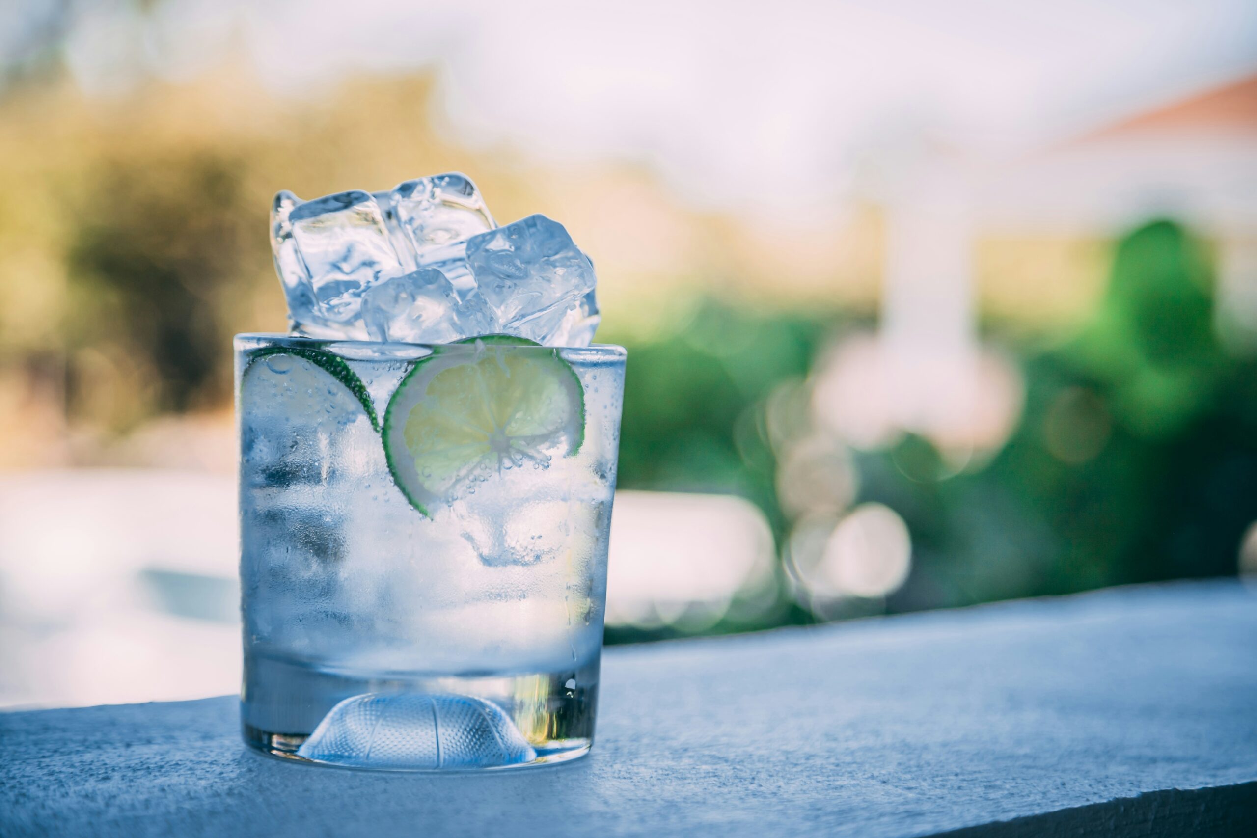 Need ideas of what to mix with gin? For a simple and refreshing cocktail, make a gin & tonic. Pictured: gin and tonic