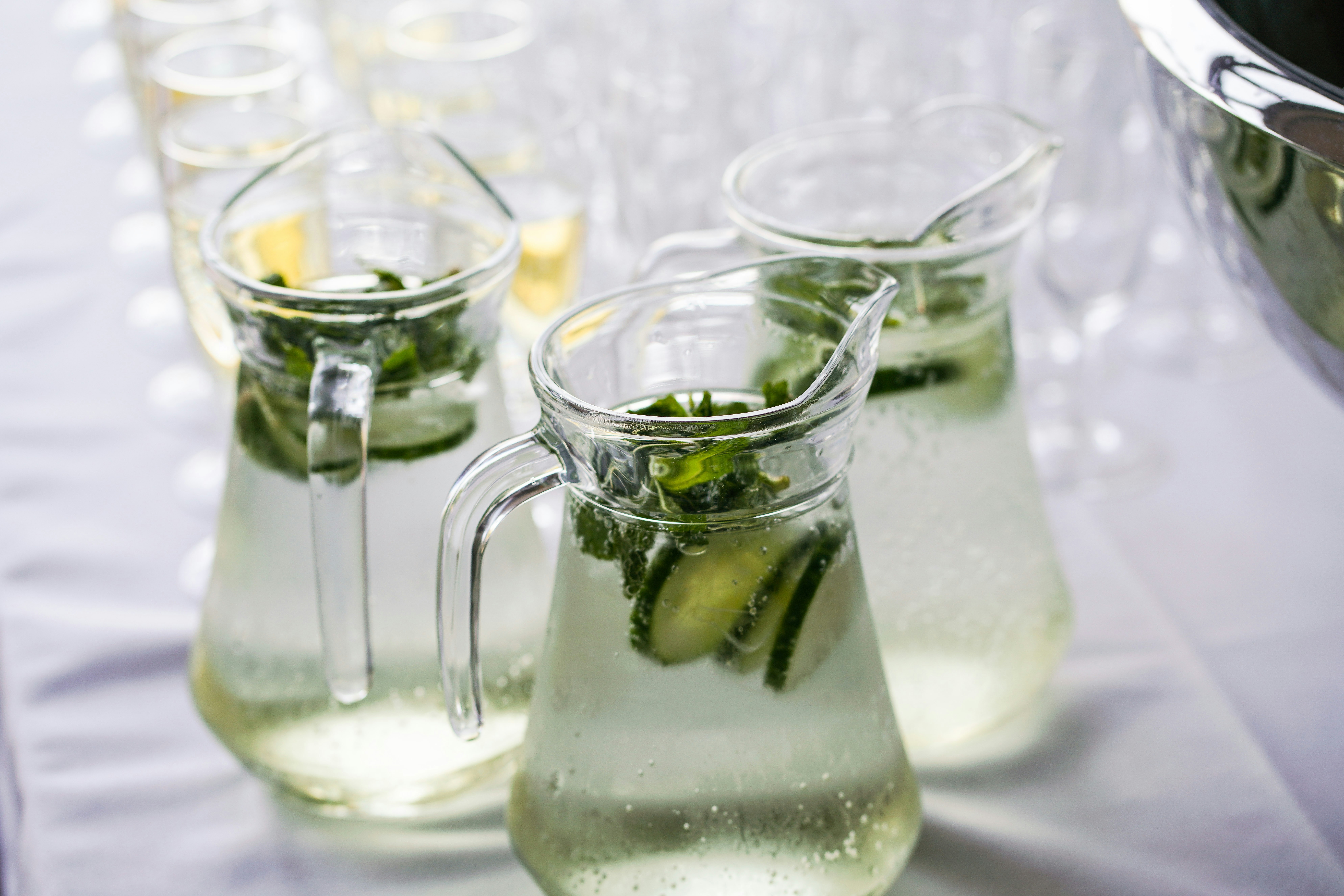 Try this cucumber mint cortisol cocktail for a refreshing taste.Pictured: Cucumber drink