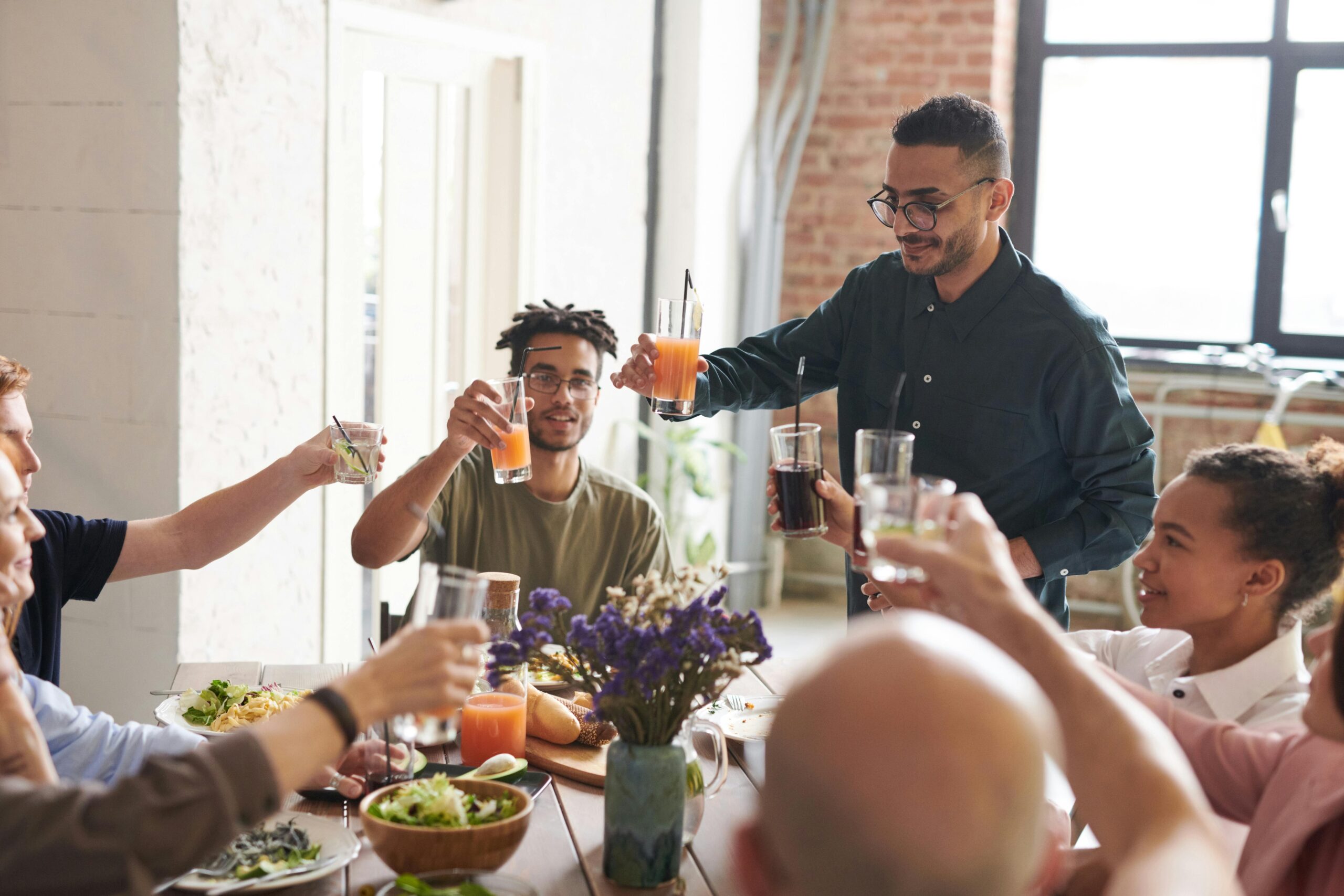 hosting dinner party