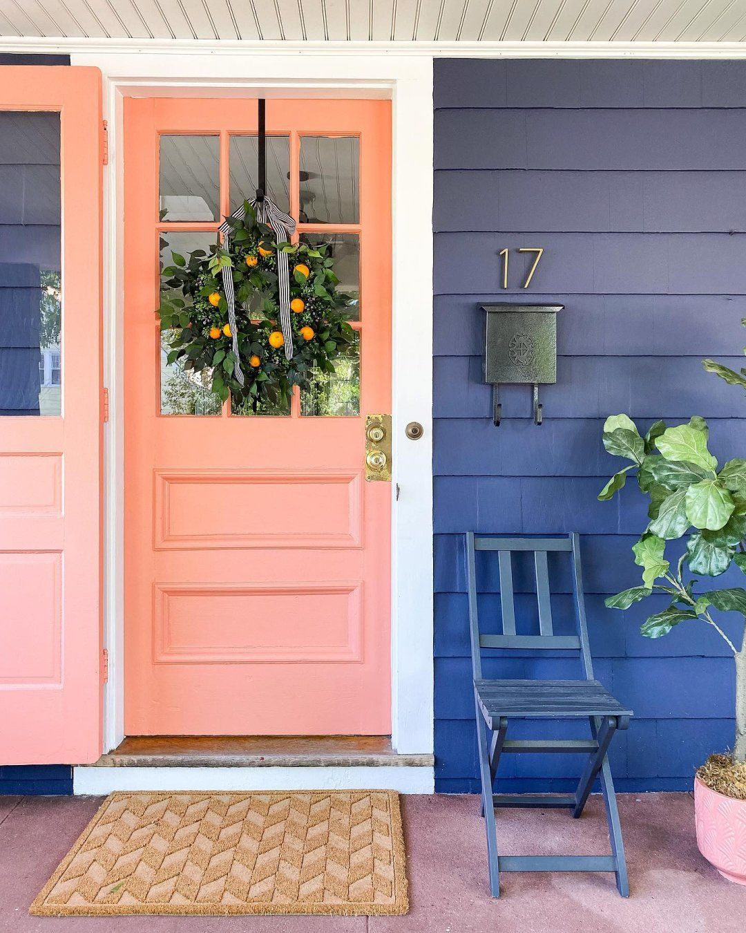 Ravishing Coral door color