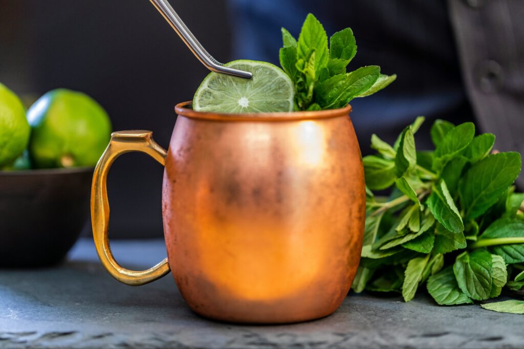 2-Ingredient Vodka Cocktails pictured: Moscow Mule