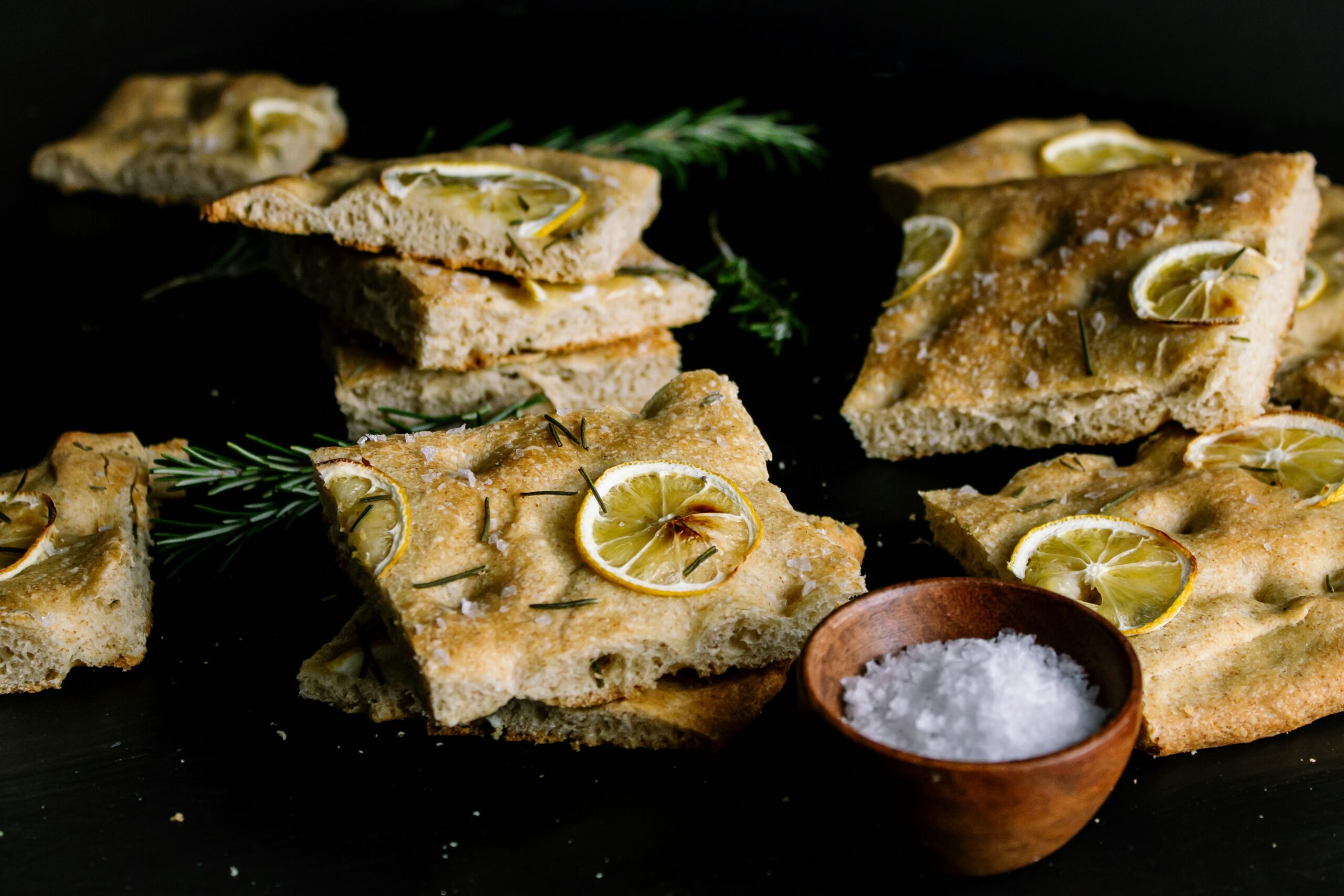 Want to know how to utilize the rest of the cottage cheese in your fridge? Make this viral cottage cheese flatbread recipe from TikTok. Pictured: Flatbread with lemon, rosemary and salt.