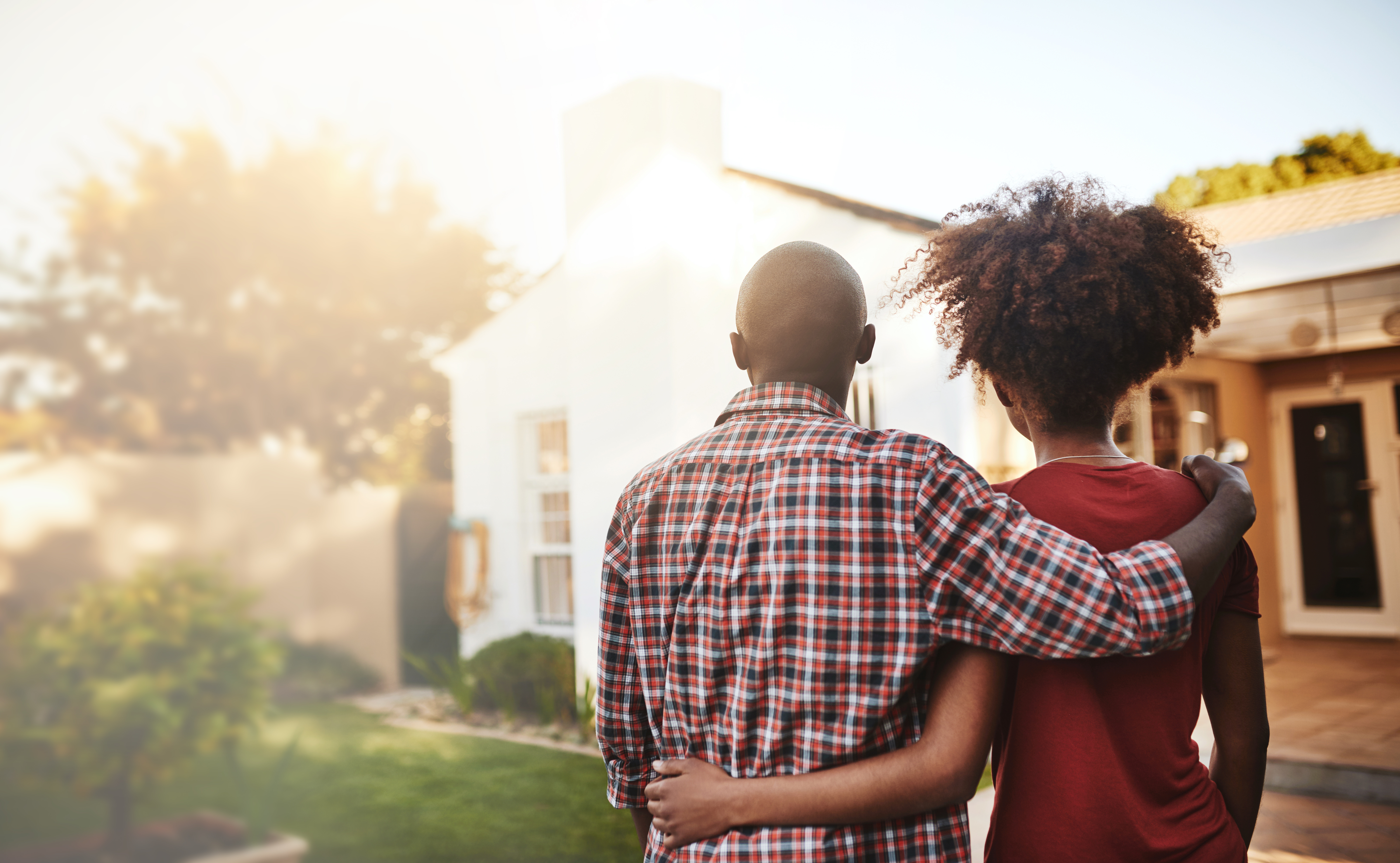 couple looking at home