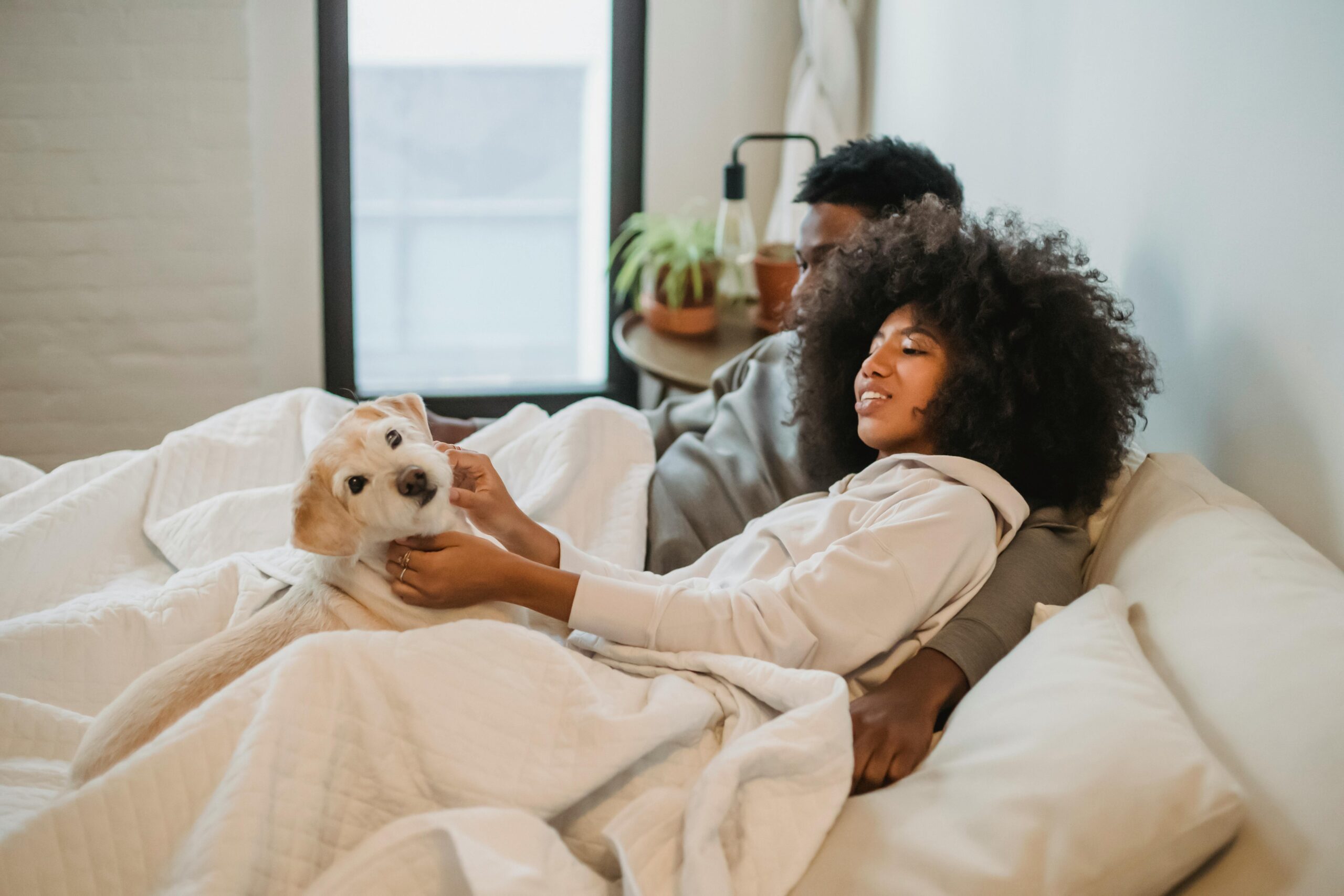 Couple in bed