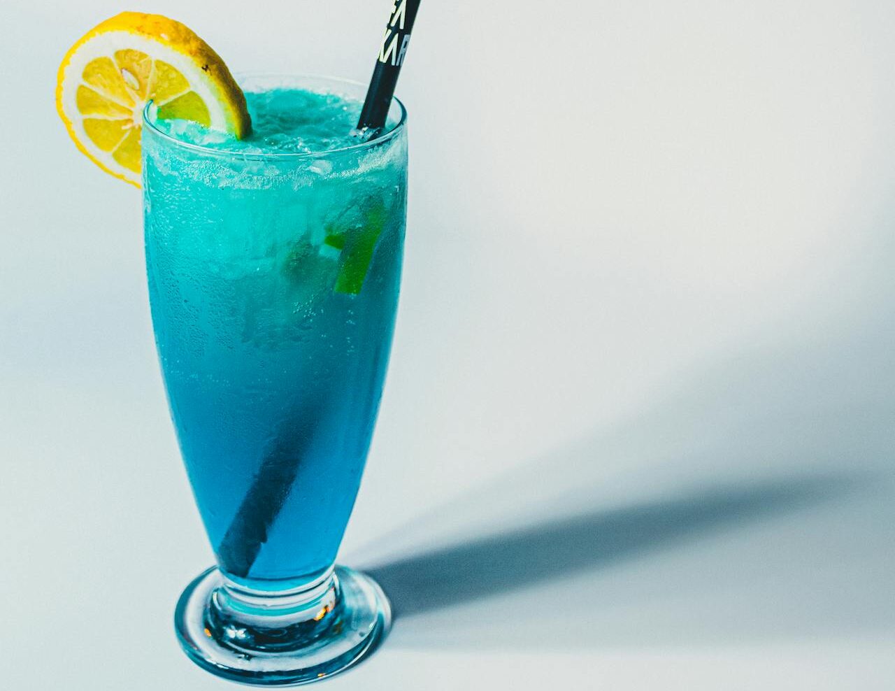 Blue Motorcycle Drink