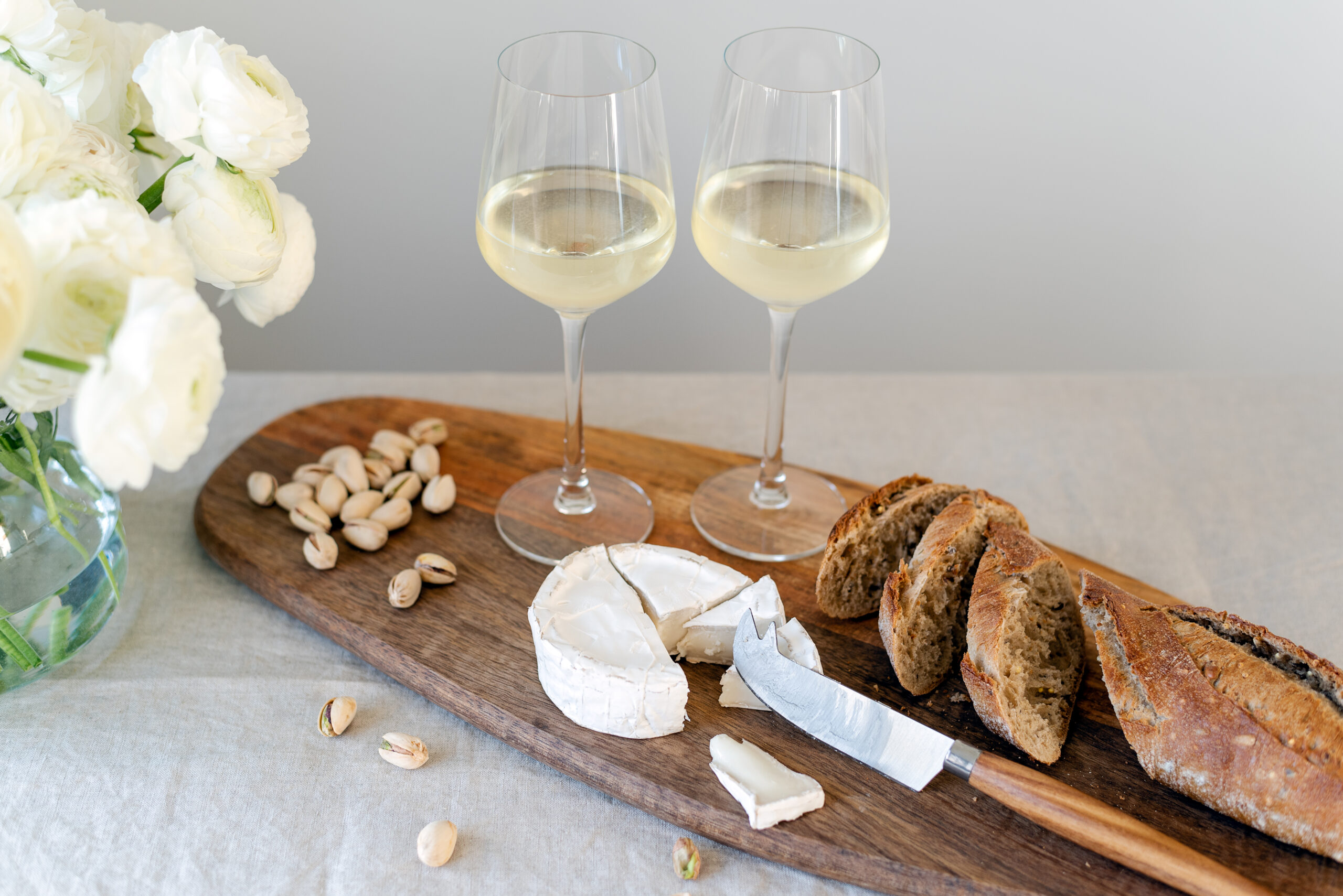 chardonnay and brie