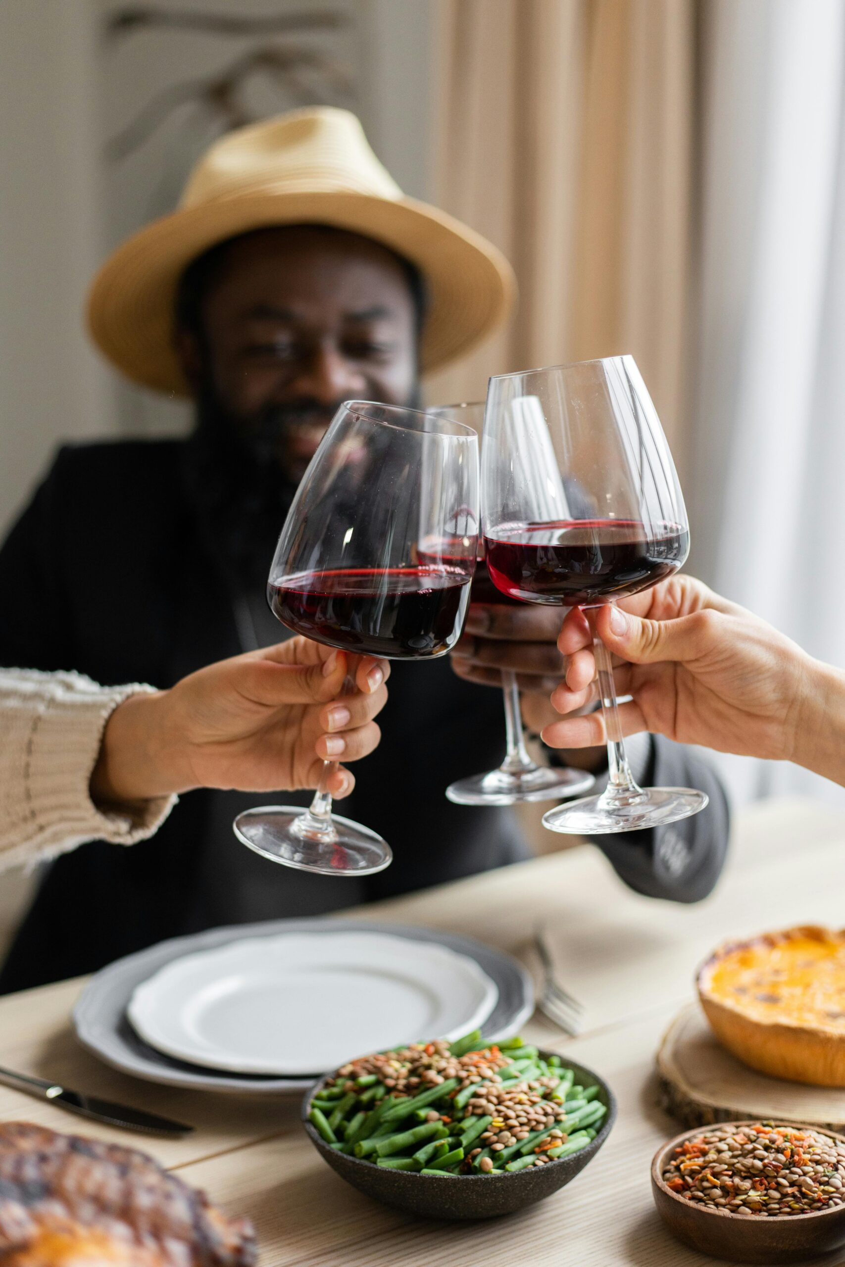 Friends toasting