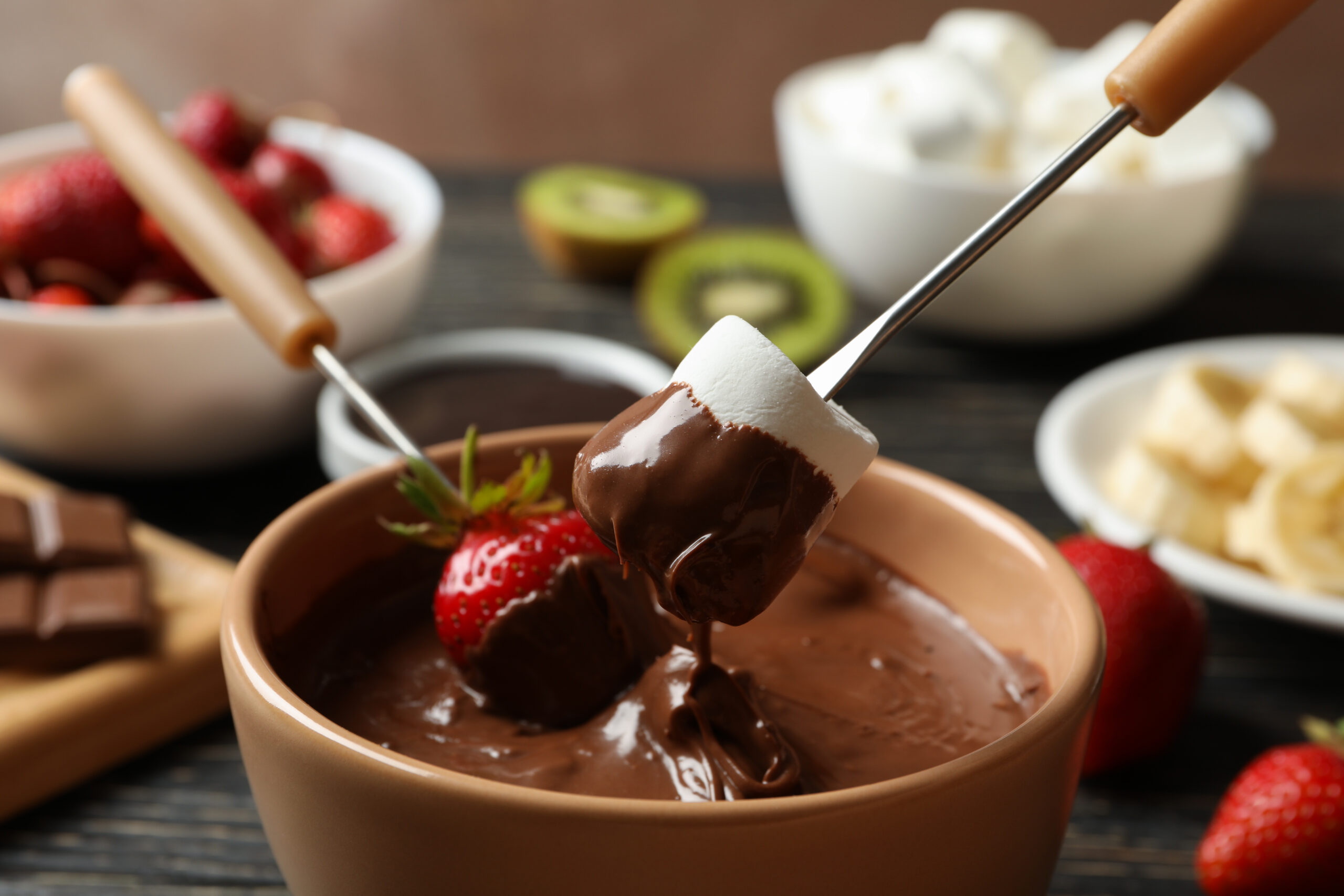 chocolate fondue board