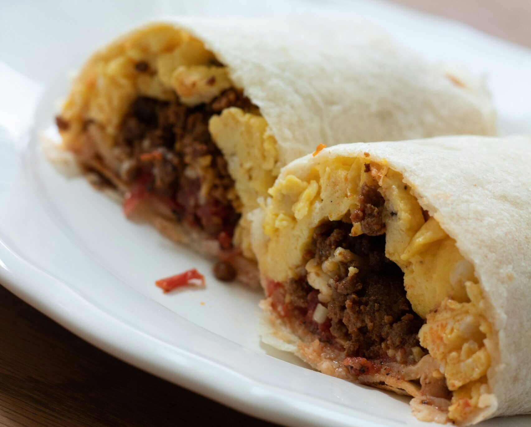 Image of a breakfast burrito