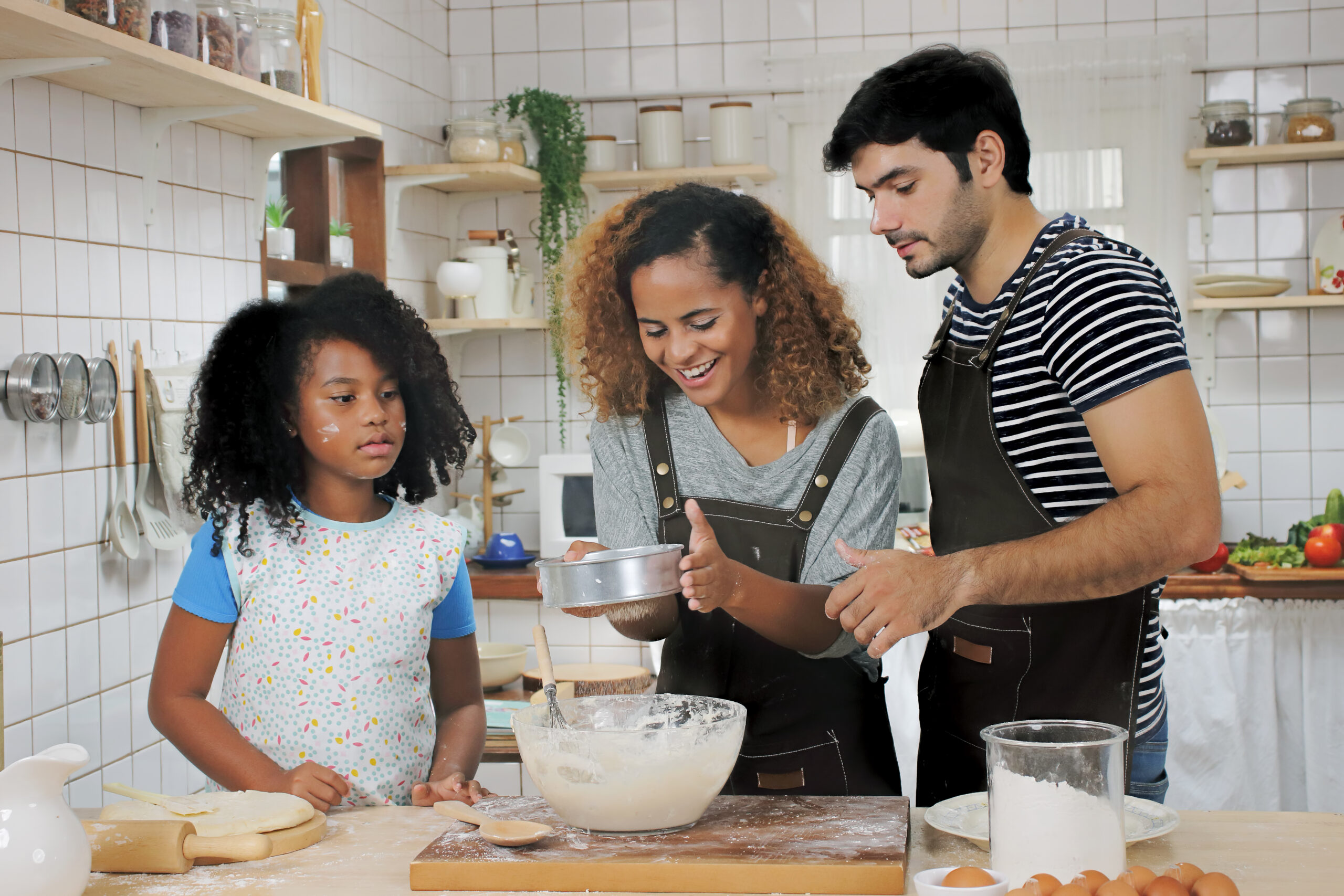 making pie